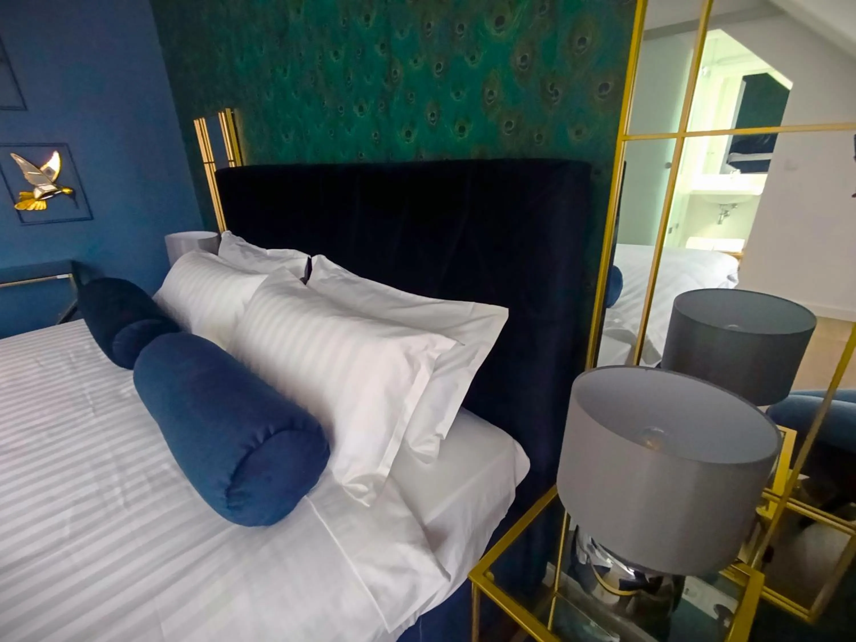 Bed in BOSSA CITY Design Apartments