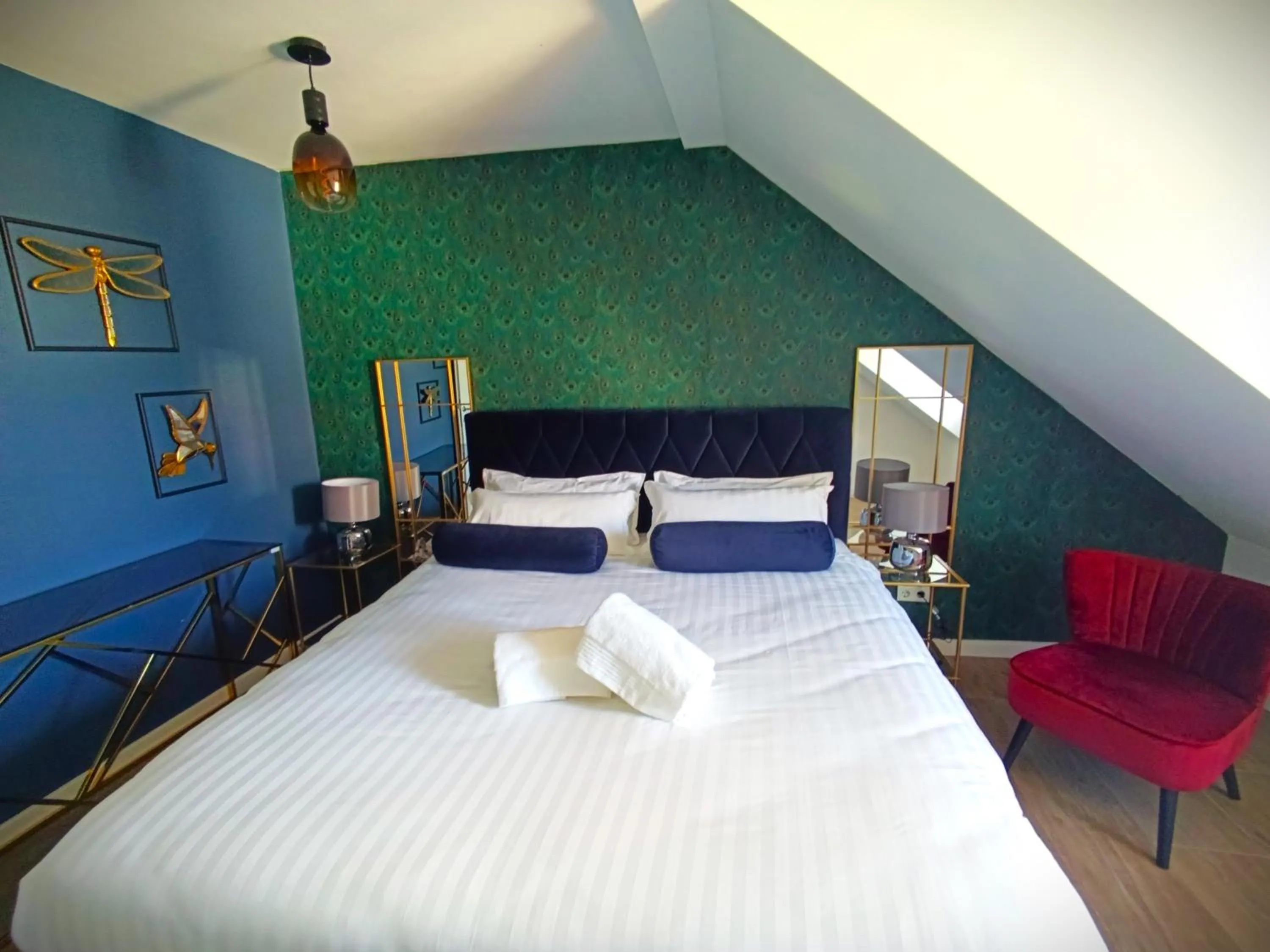 Bed in BOSSA CITY Design Apartments