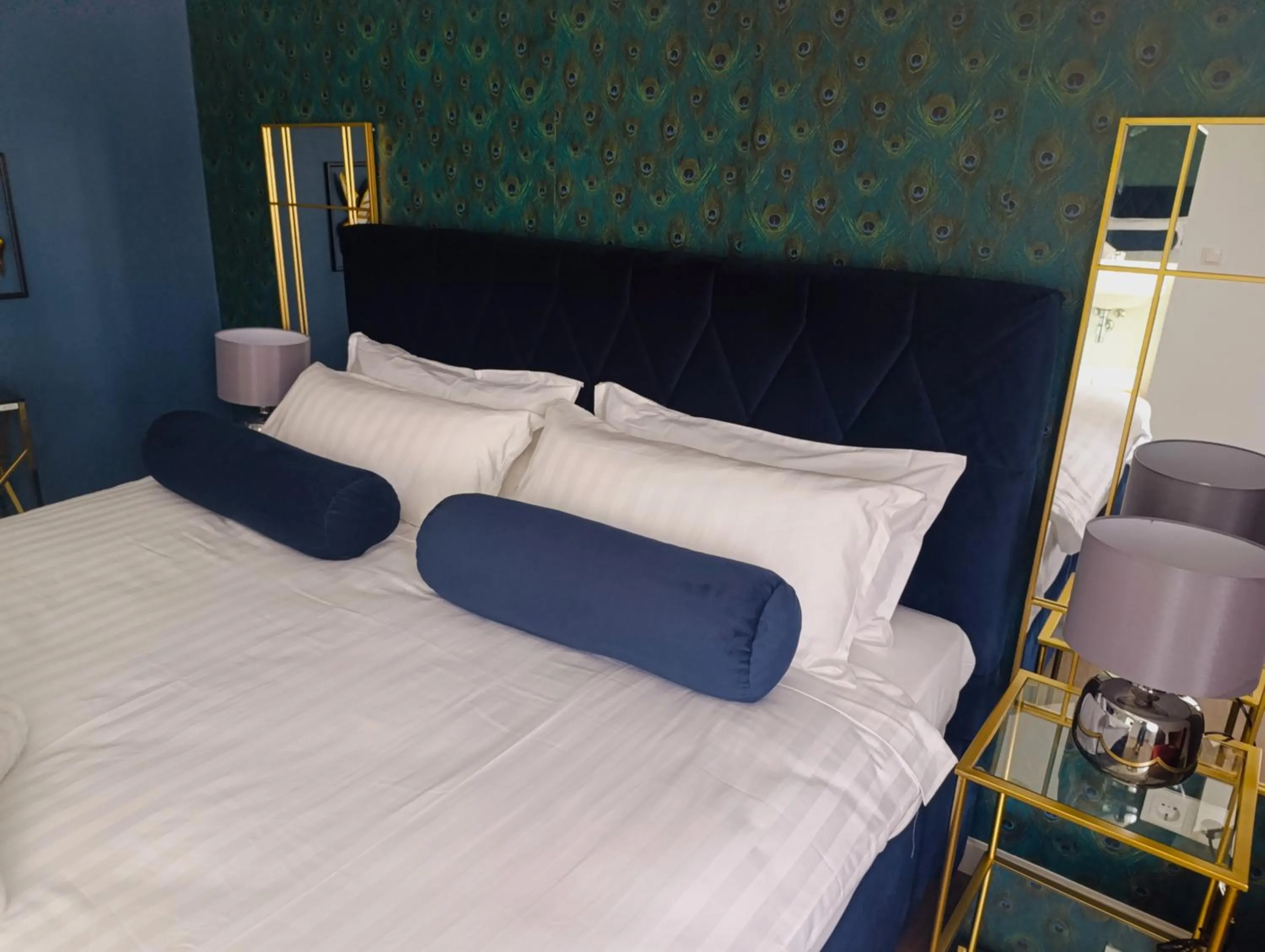 Bed in BOSSA CITY Design Apartments