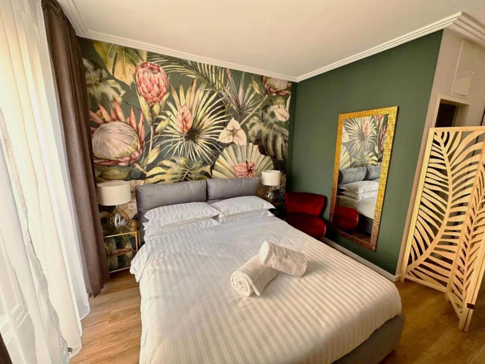 Bed in BOSSA CITY Design Apartments