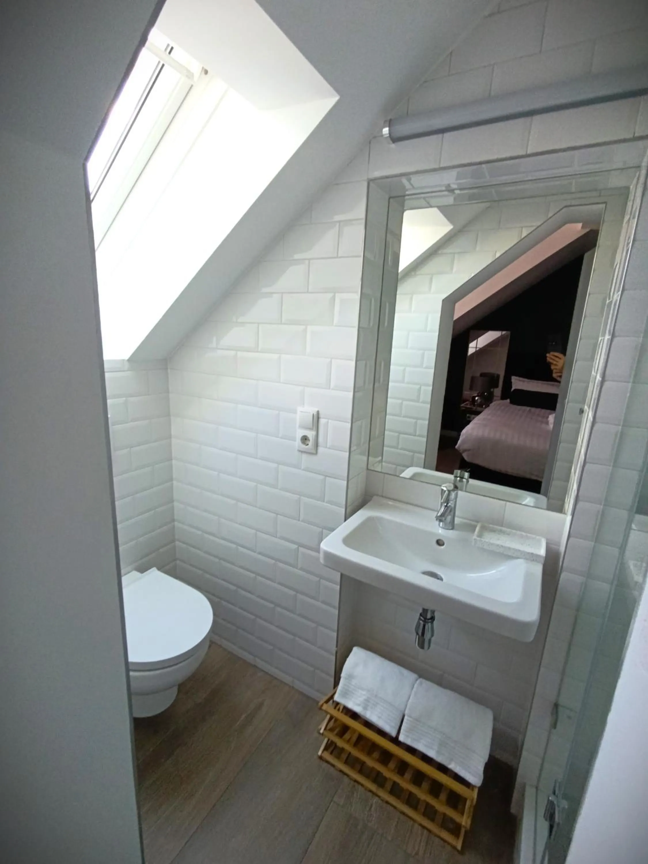 Toilet, Bed in BOSSA CITY Design Apartments
