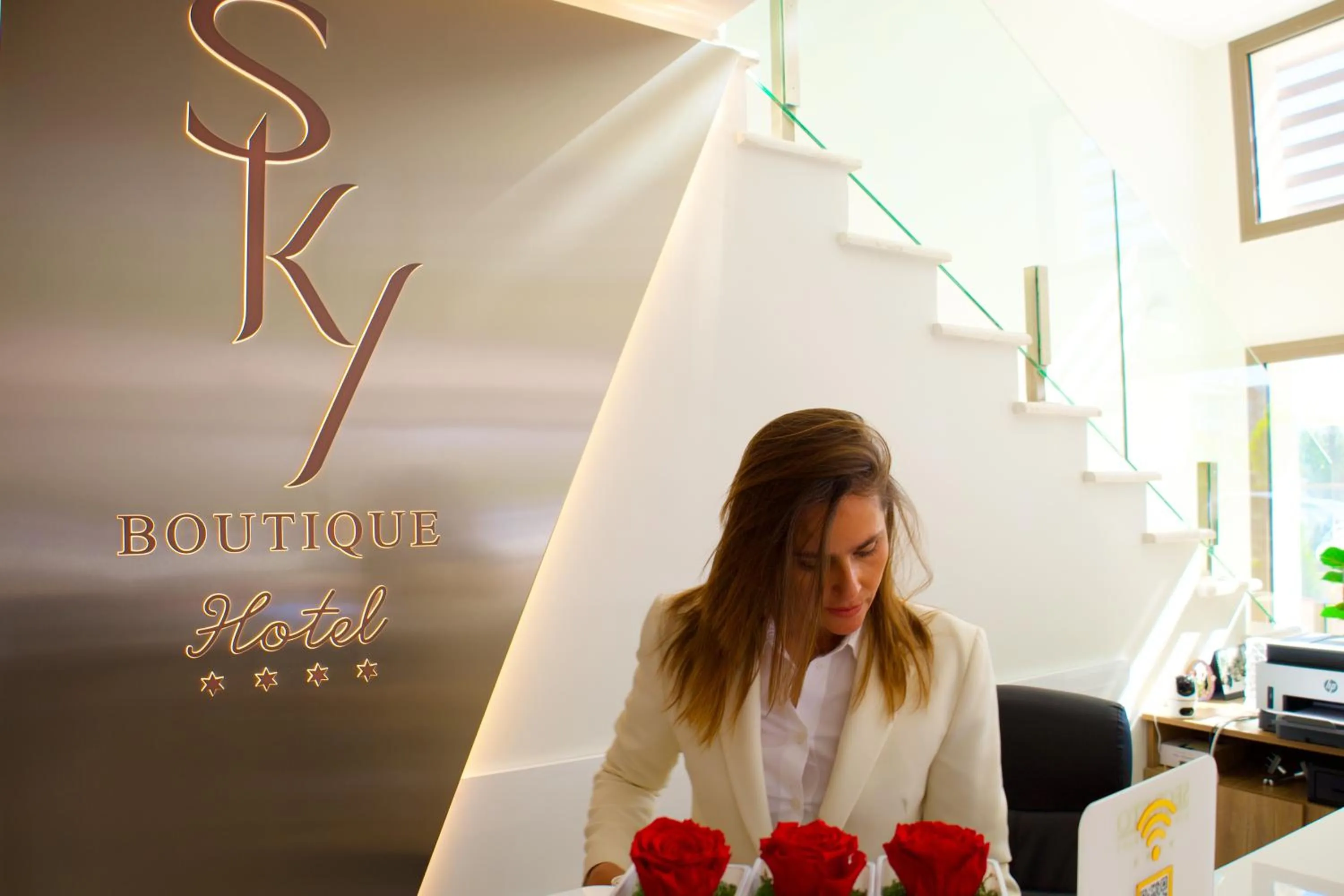 Lobby or reception in Sky Boutique Hotel