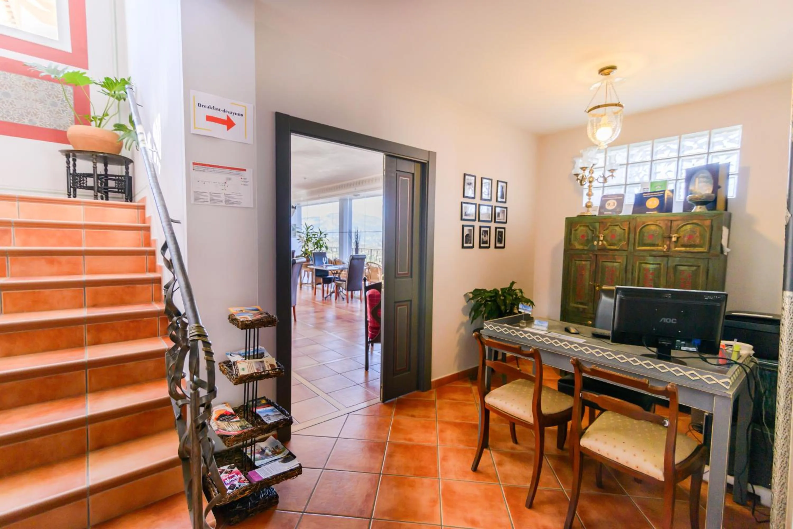 Lobby or reception in Las Orquideas Hotel Spain