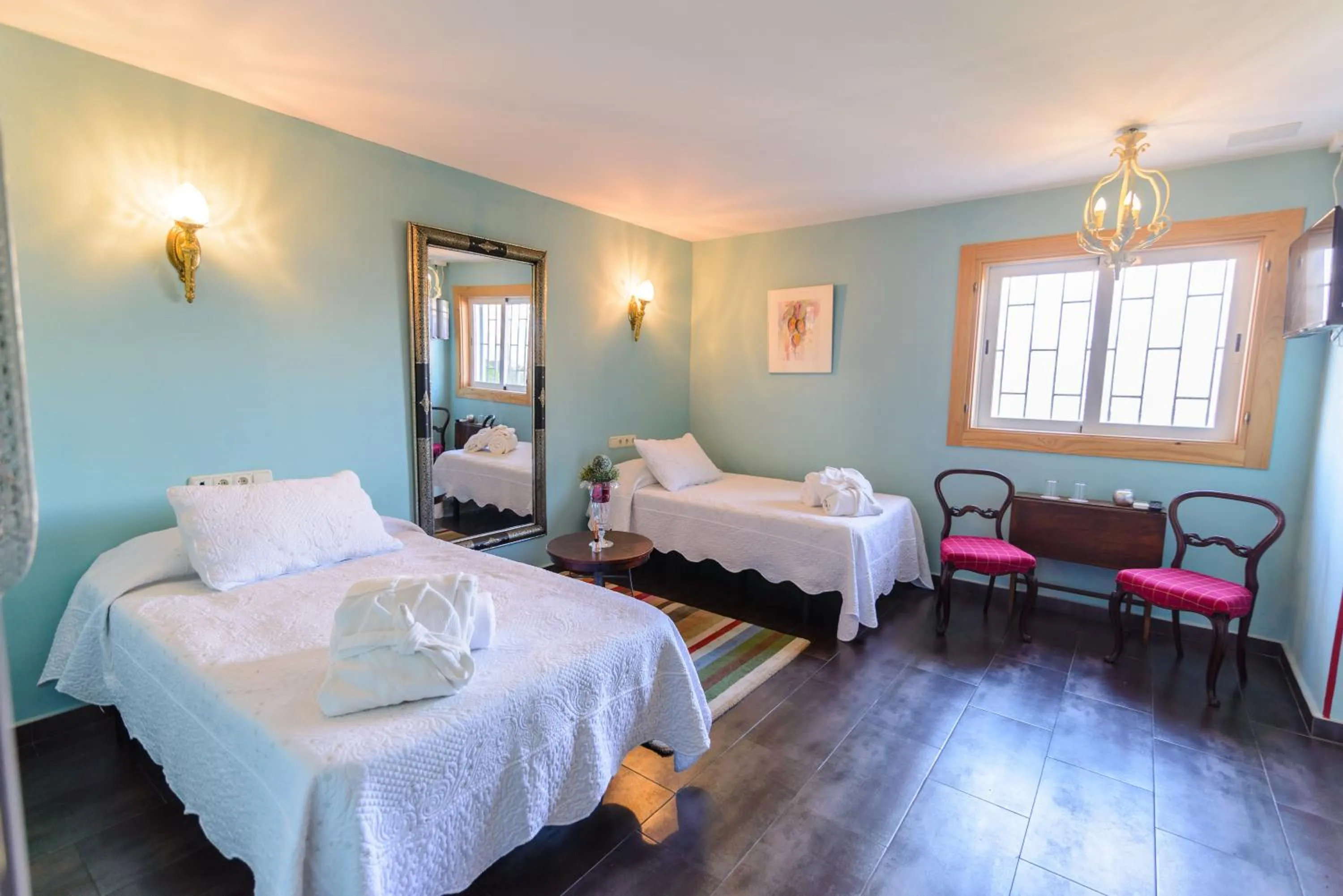 Bed in Las Orquideas Hotel Spain