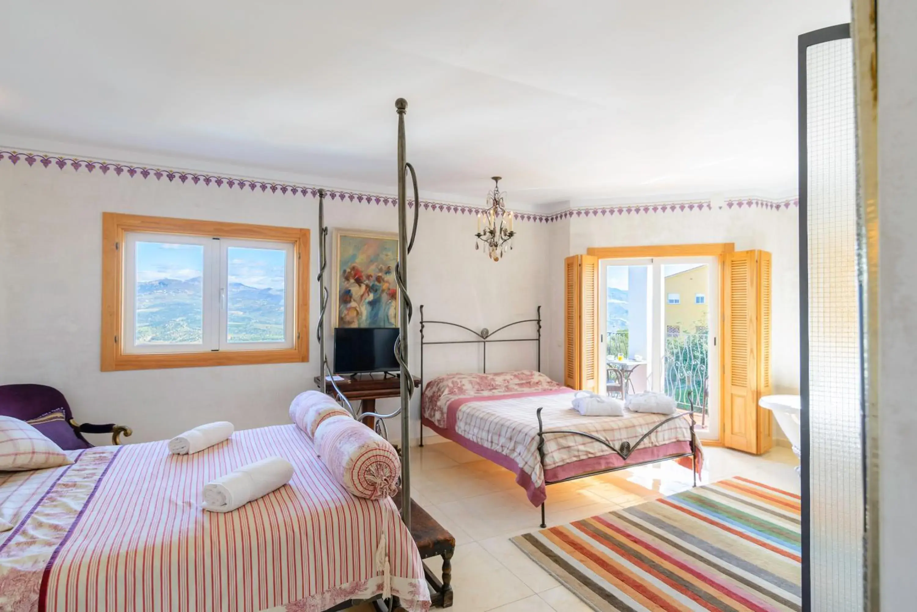 Deluxe Double Room with Two Double Beds in Las Orquideas Hotel Spain Deluxe Double Room with Two Double Beds in Las Orquideas Hotel Spain