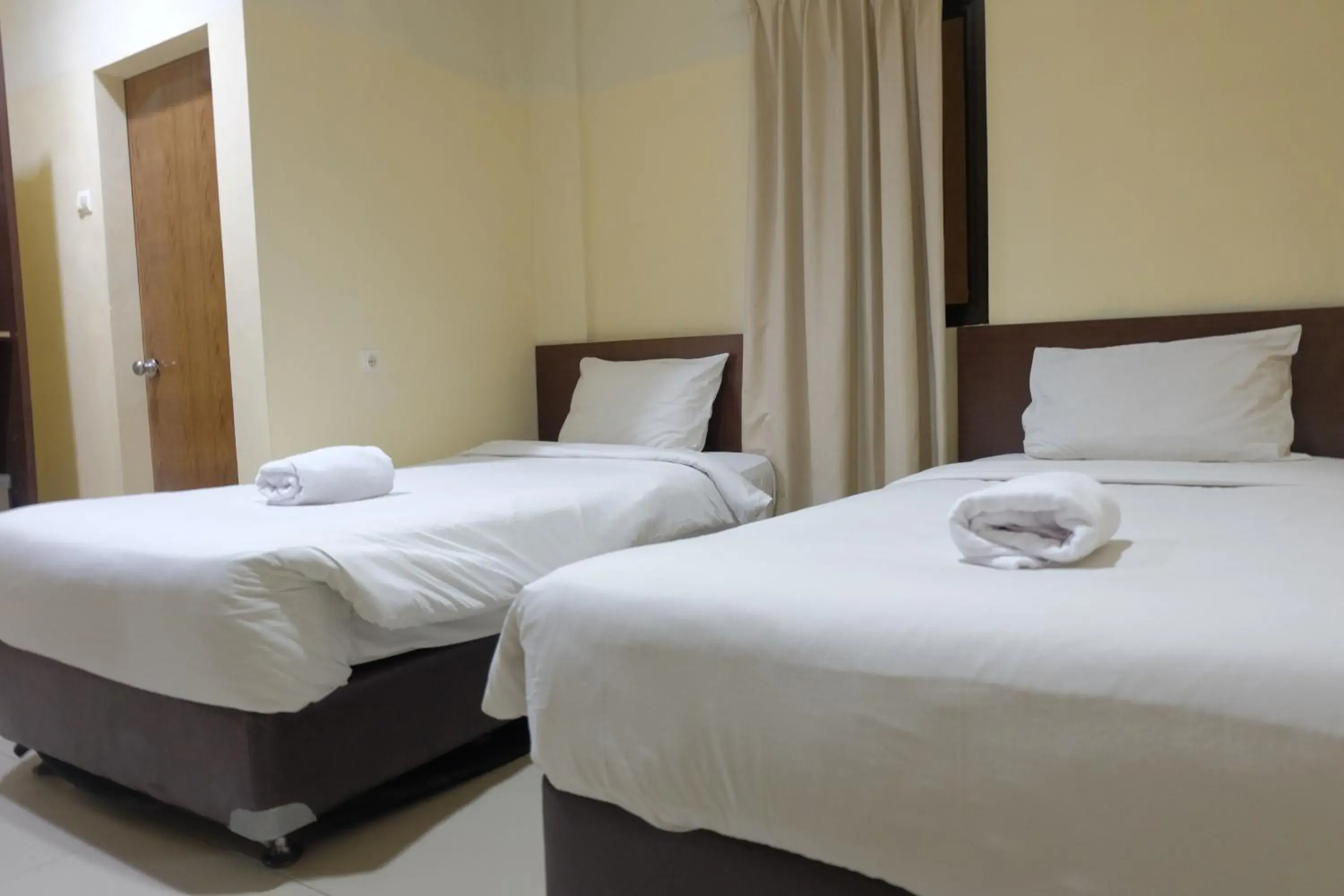 Bed in De Nusantara Hotel Syariah Bed in De Nusantara Hotel Syariah