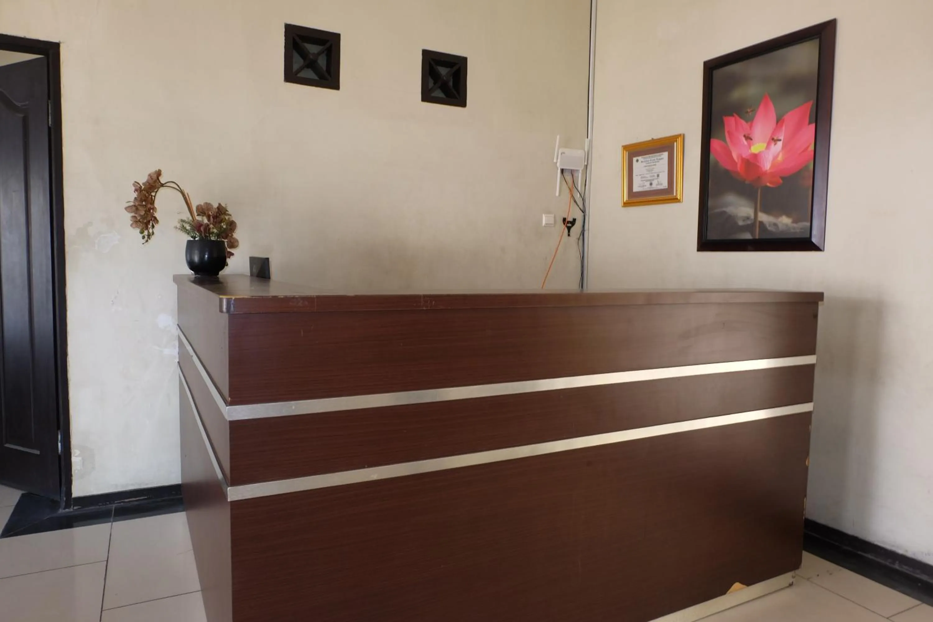 Lobby or reception in De Nusantara Hotel Syariah