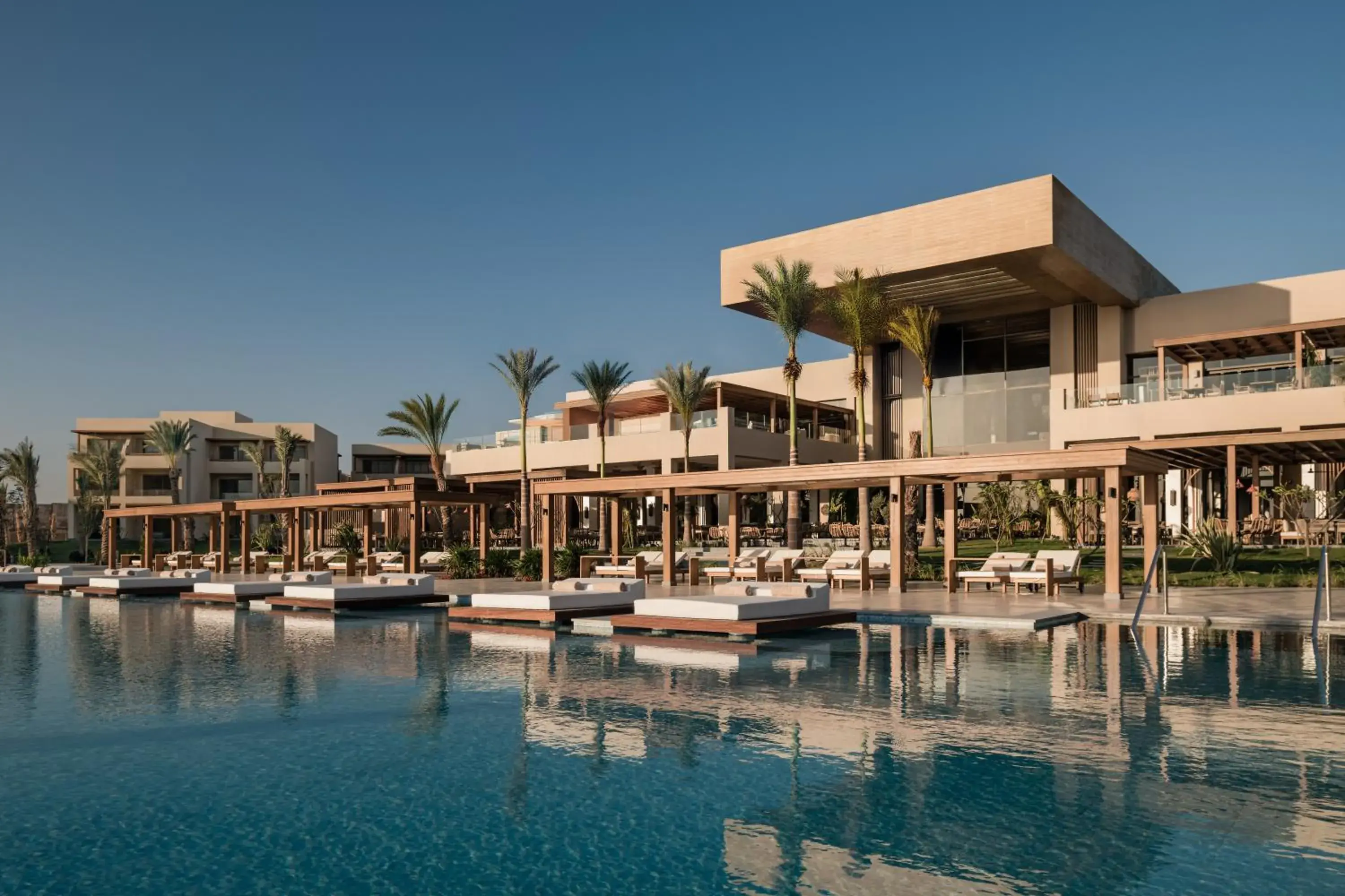 Swimming pool in JAZ Elite Riviera Swimming pool in JAZ Elite Riviera