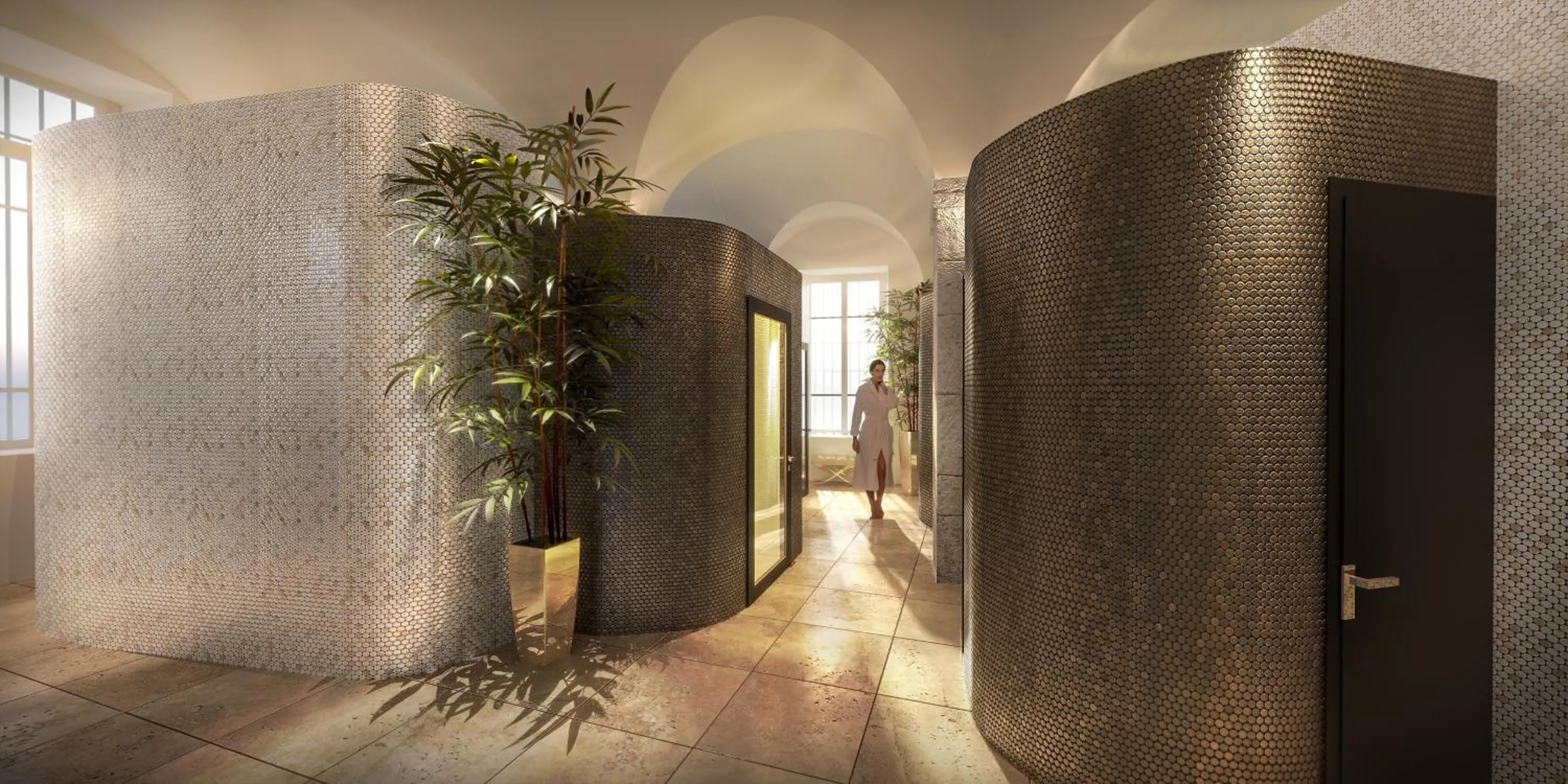 Sauna in Le Grand Hôtel Dieu by SOWELL COLLECTION