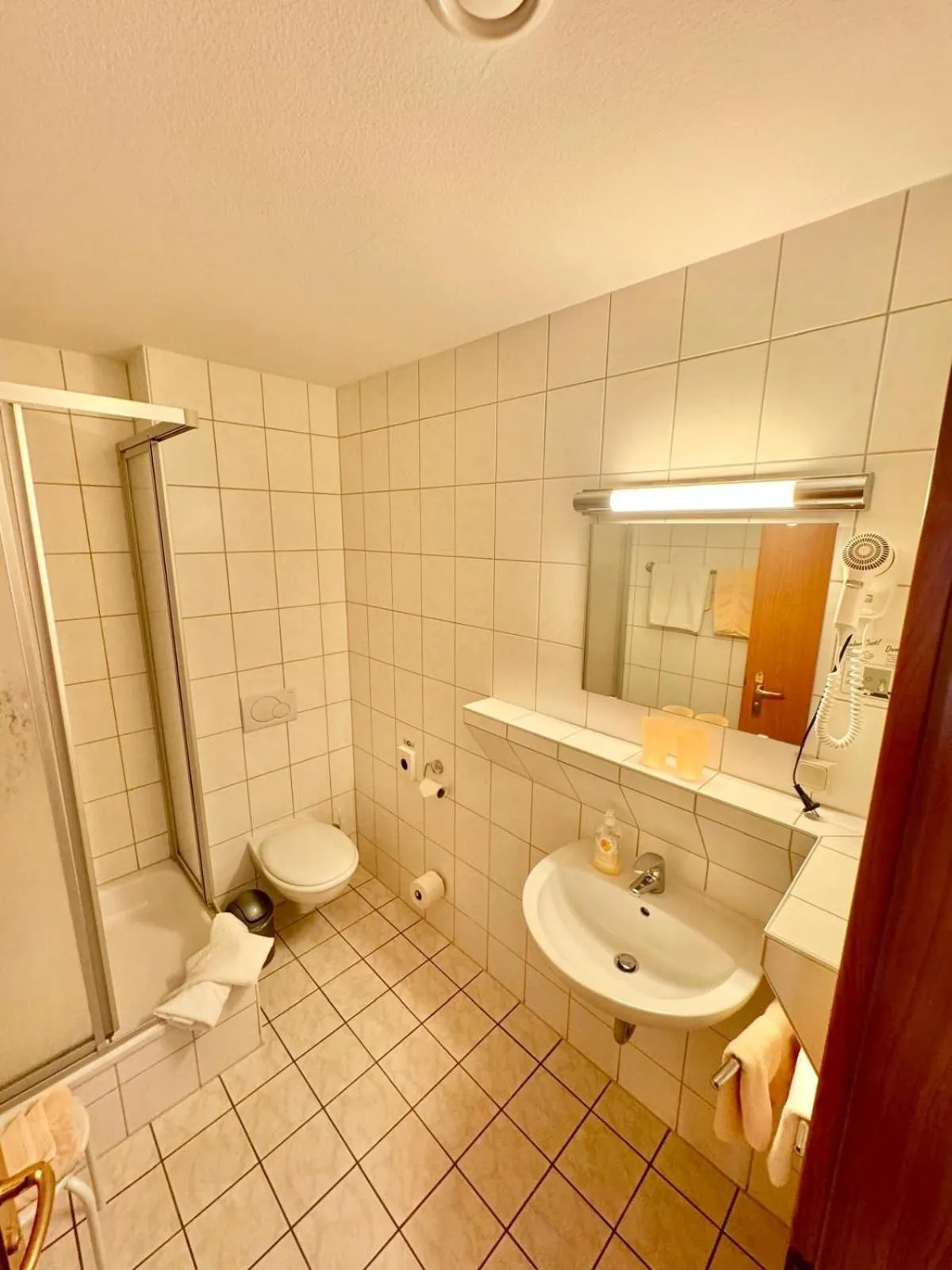 Bathroom in Pension Alter Kutschenbauer