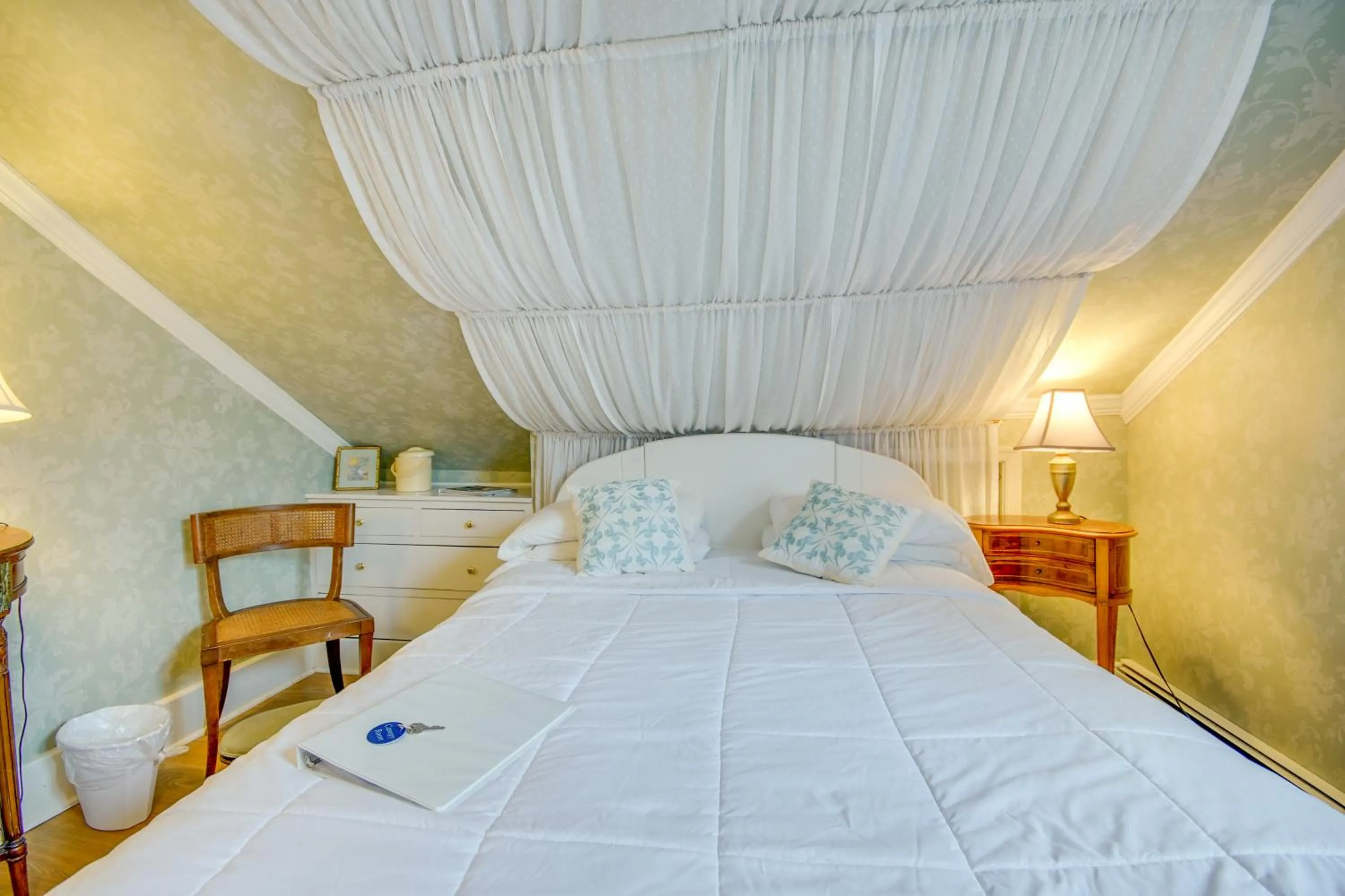 Bed in Beach Walk on the Ocean