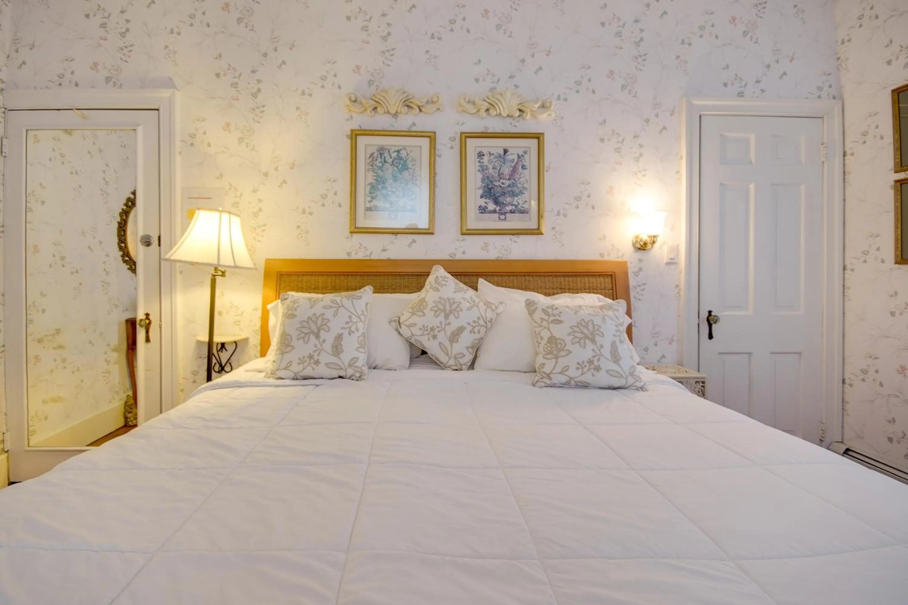 Bed in Beach Walk on the Ocean