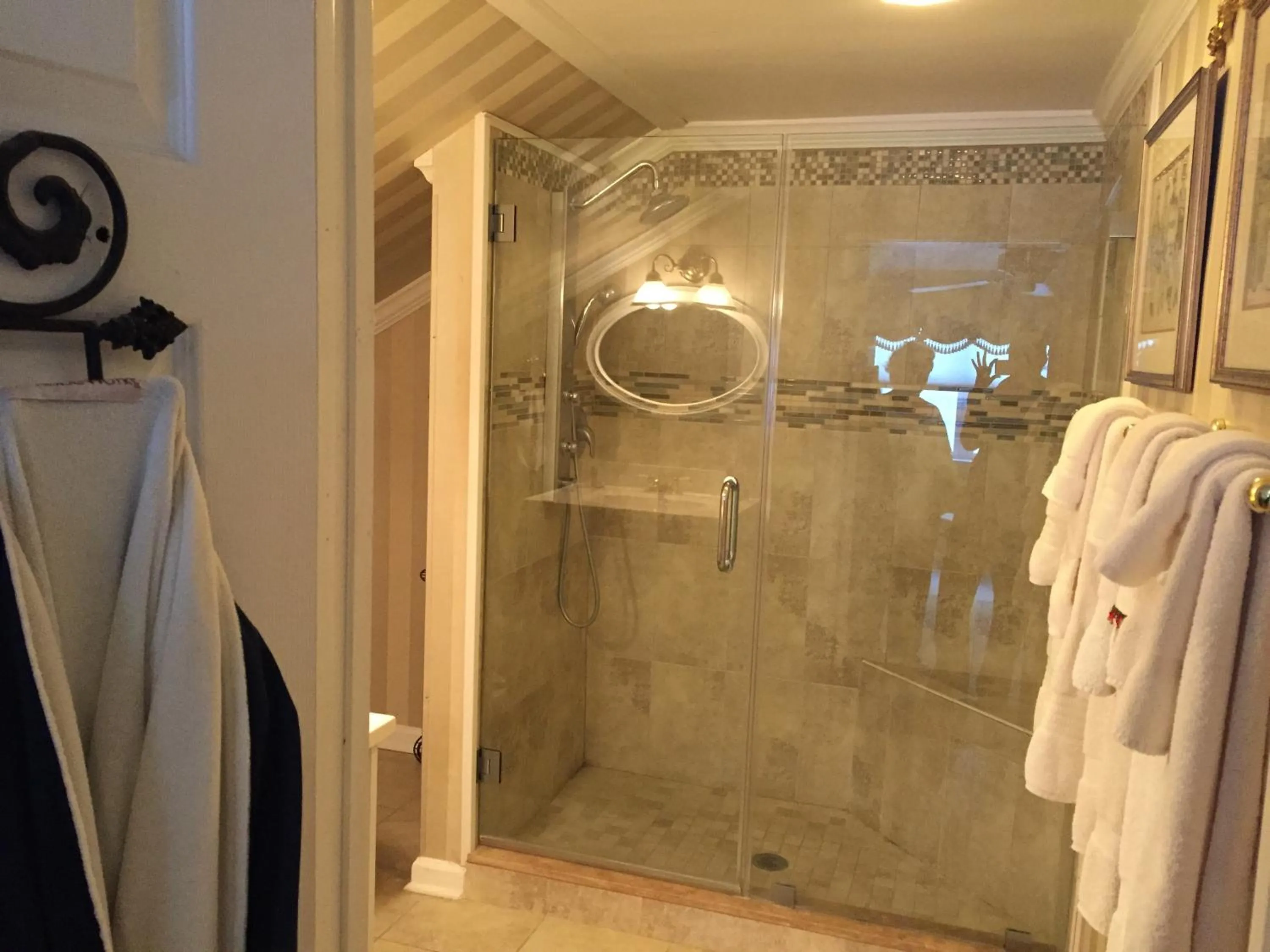 Shower in Beach Walk on the Ocean