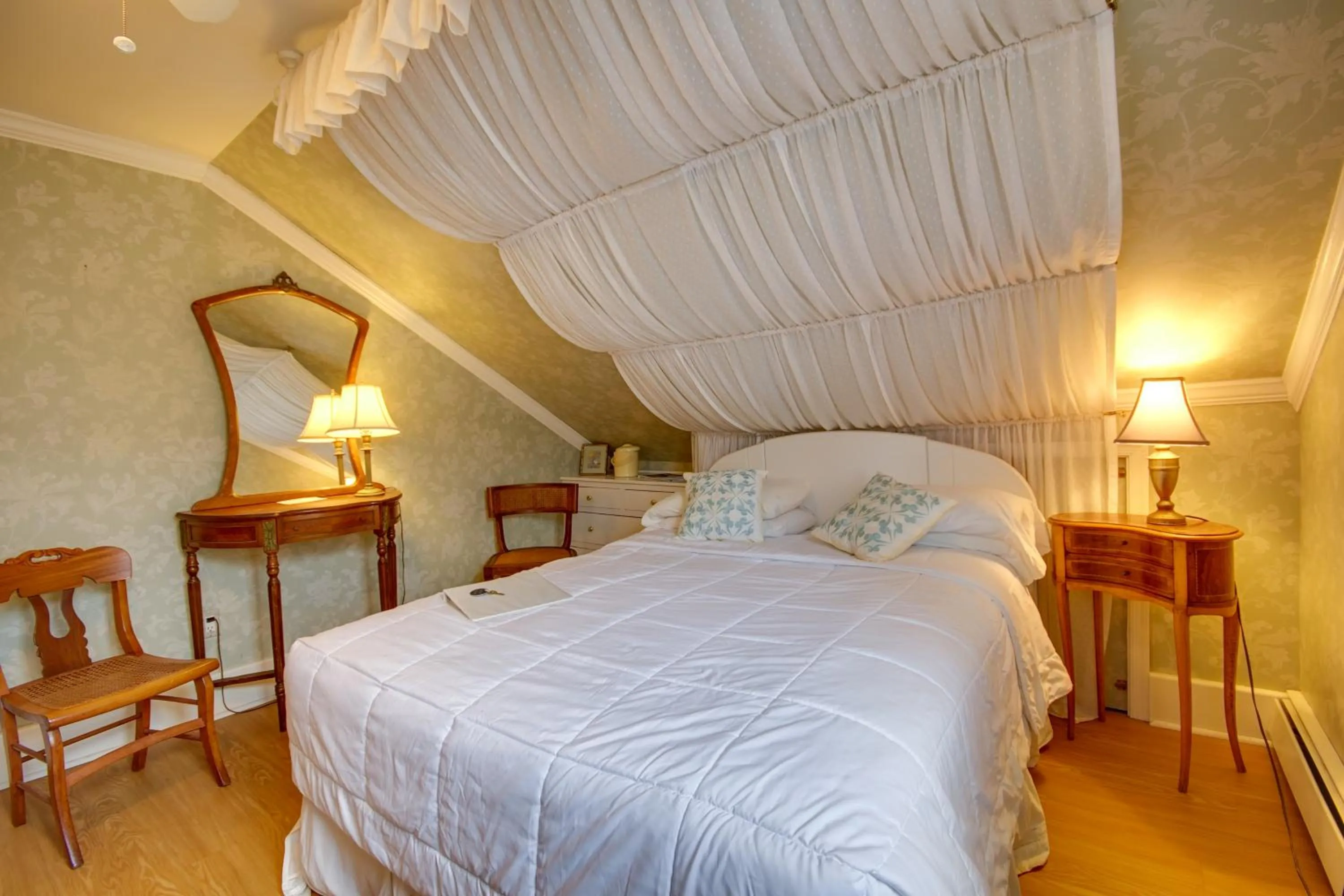 Bed in Beach Walk on the Ocean