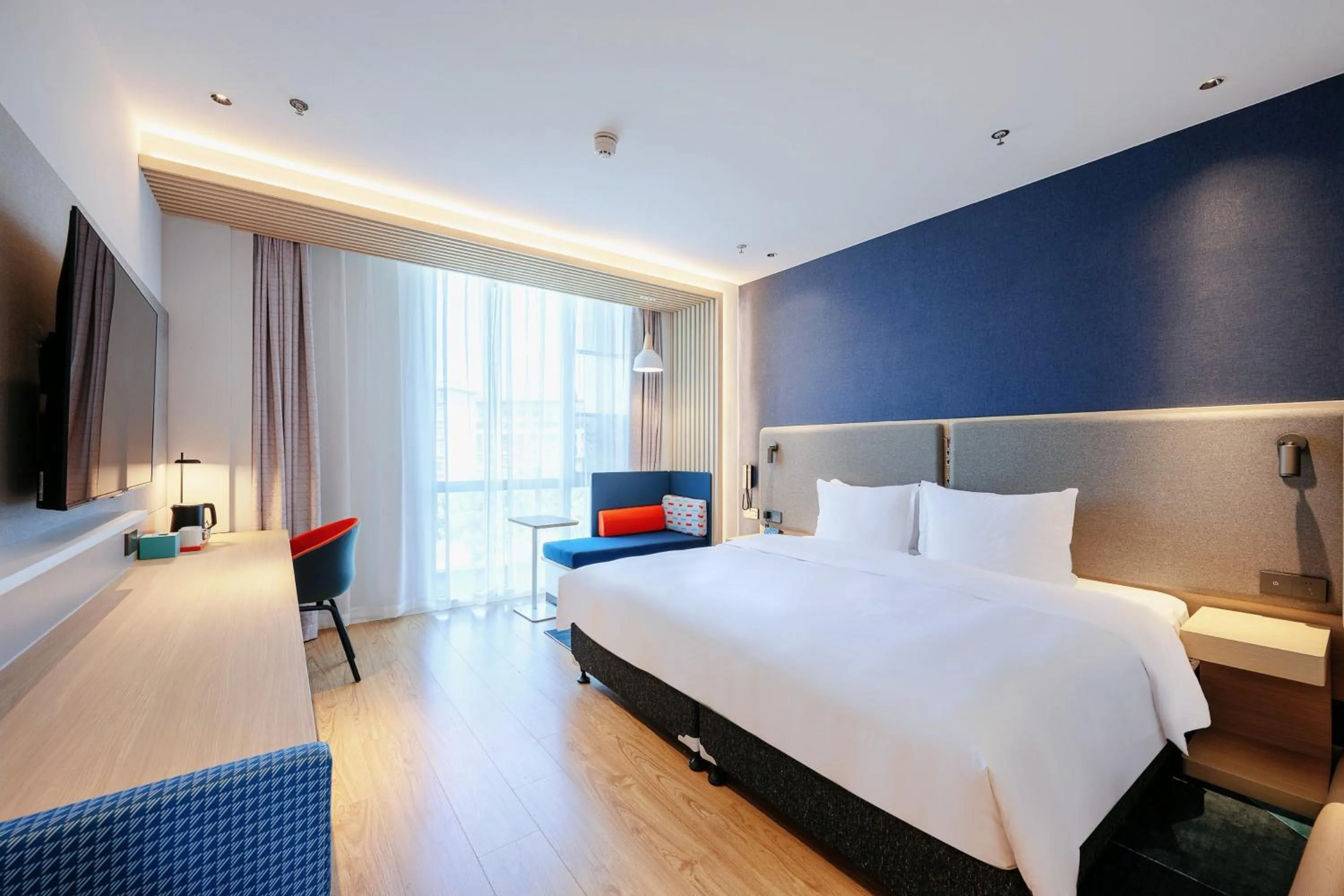 TV and multimedia, Bed in Holiday Inn Express Wuxi East Station by IHG