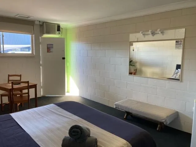 Bed in Motel Wellington Wodonga
