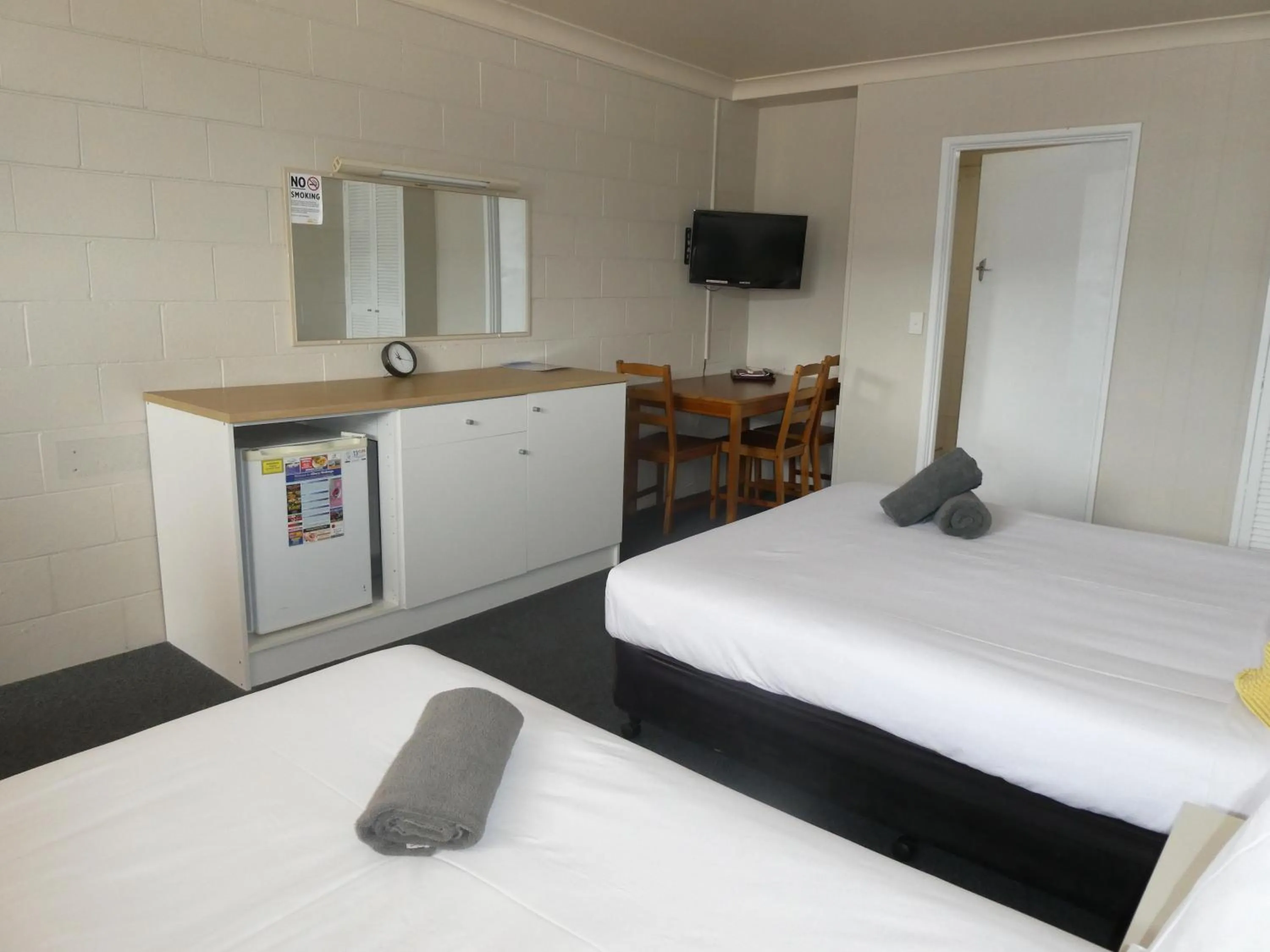 Bed in Motel Wellington Wodonga
