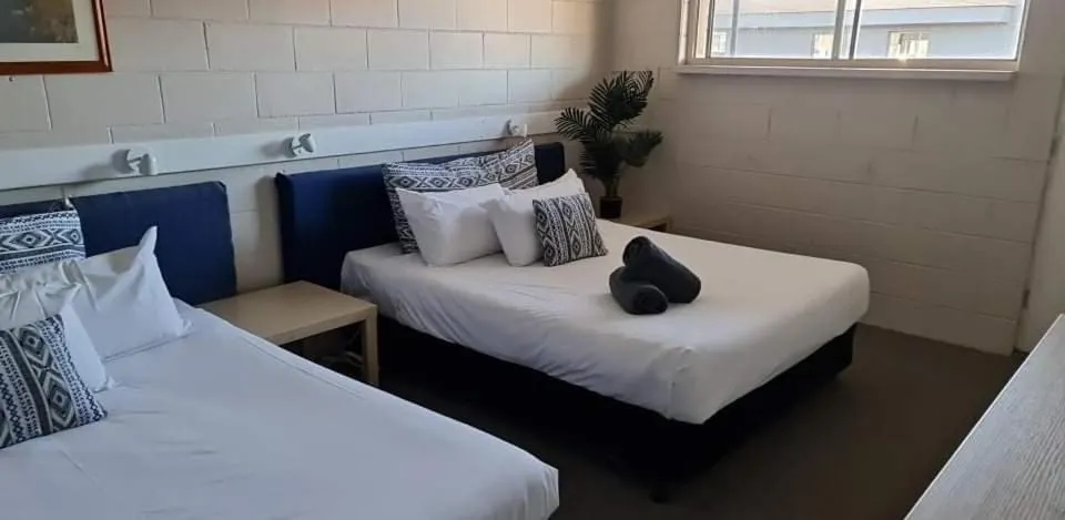 Bed in Motel Wellington Wodonga