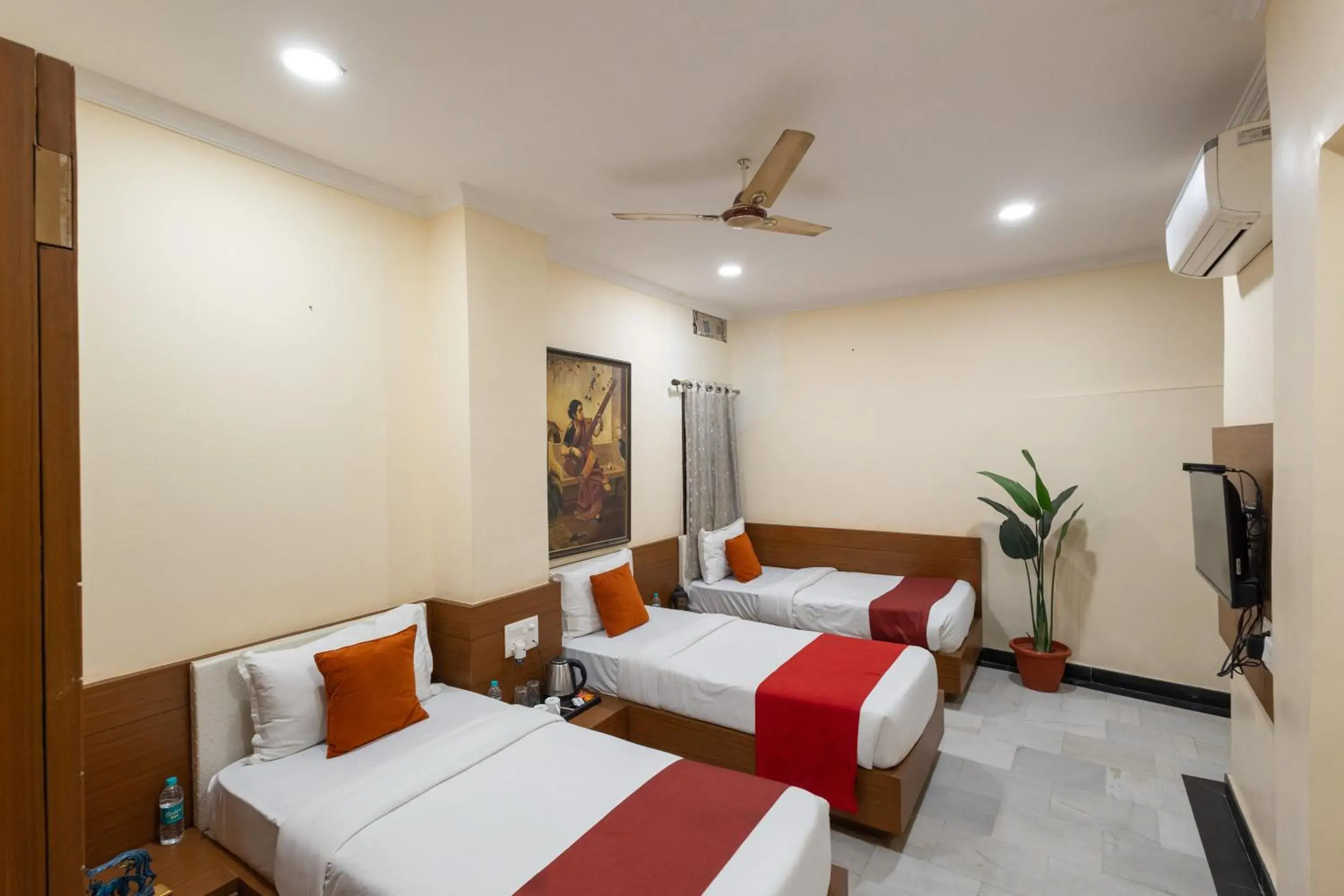 Bed in Hide-In Udaipur - A Lake View Boutique Hotel Bed in Hide-In Udaipur - A Lake View Boutique Hotel