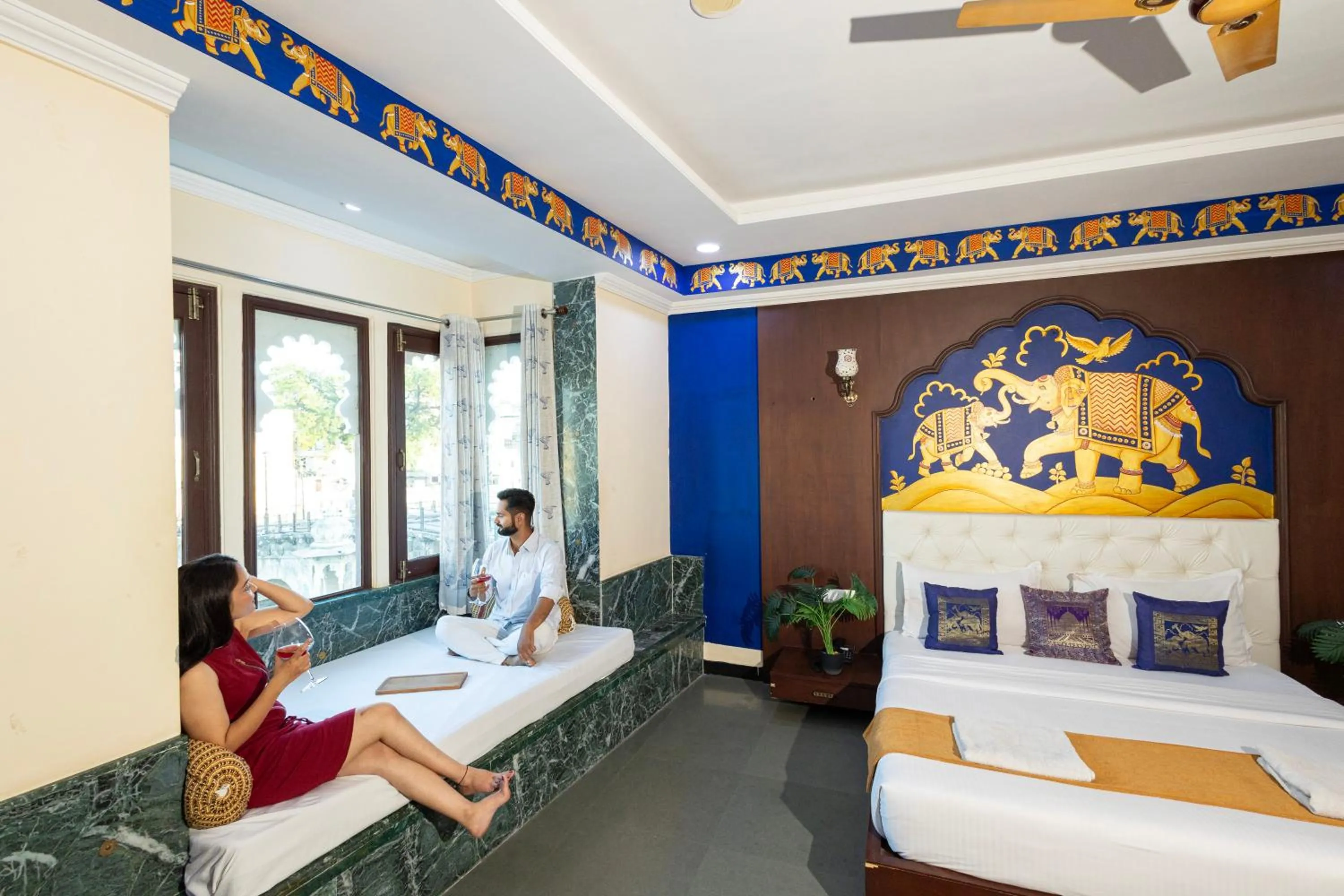 Photo of the whole room, Bed in Hide-In Udaipur - A Lake View Boutique Hotel