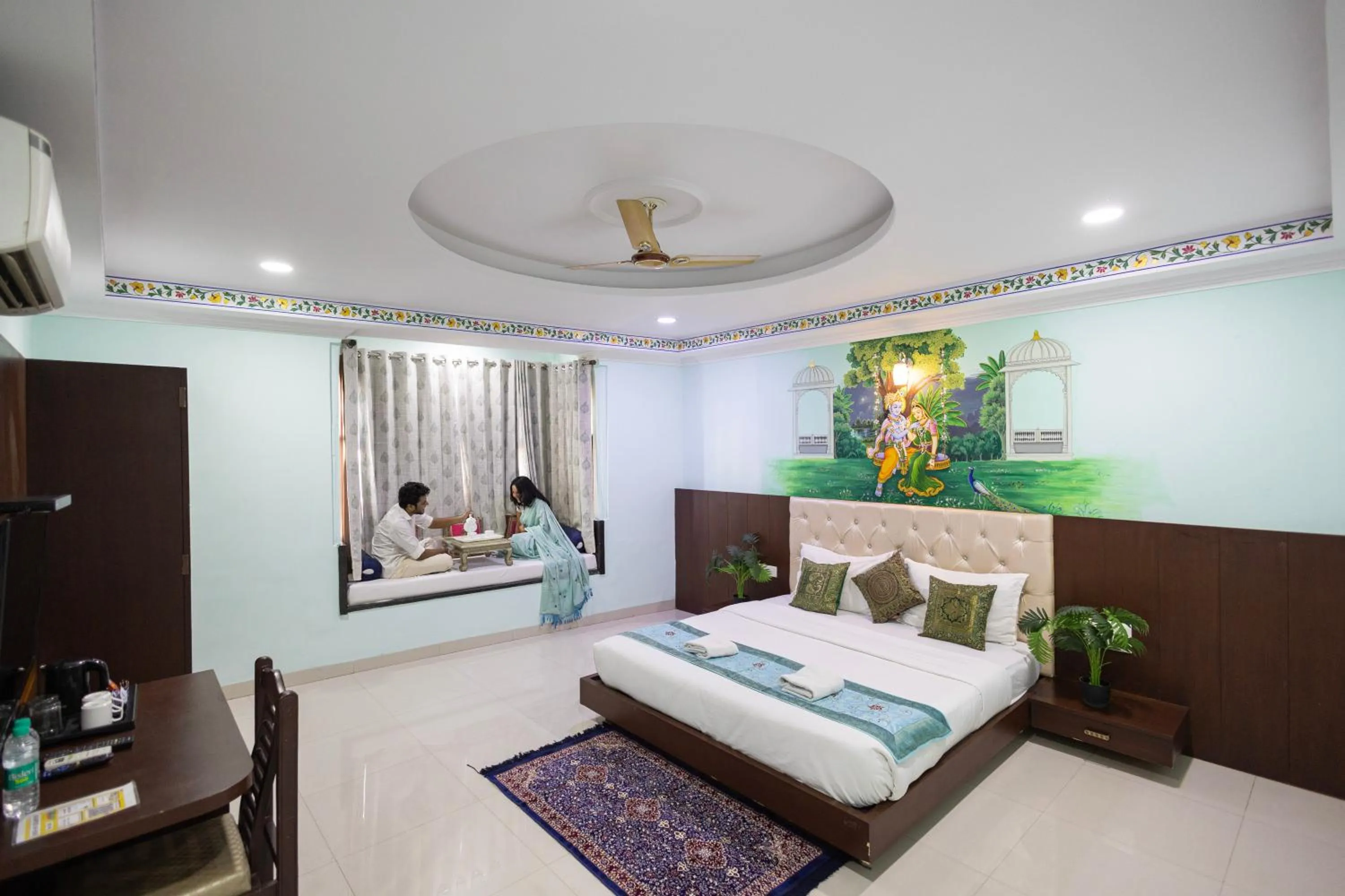 Photo of the whole room, Bed in Hide-In Udaipur - A Lake View Boutique Hotel