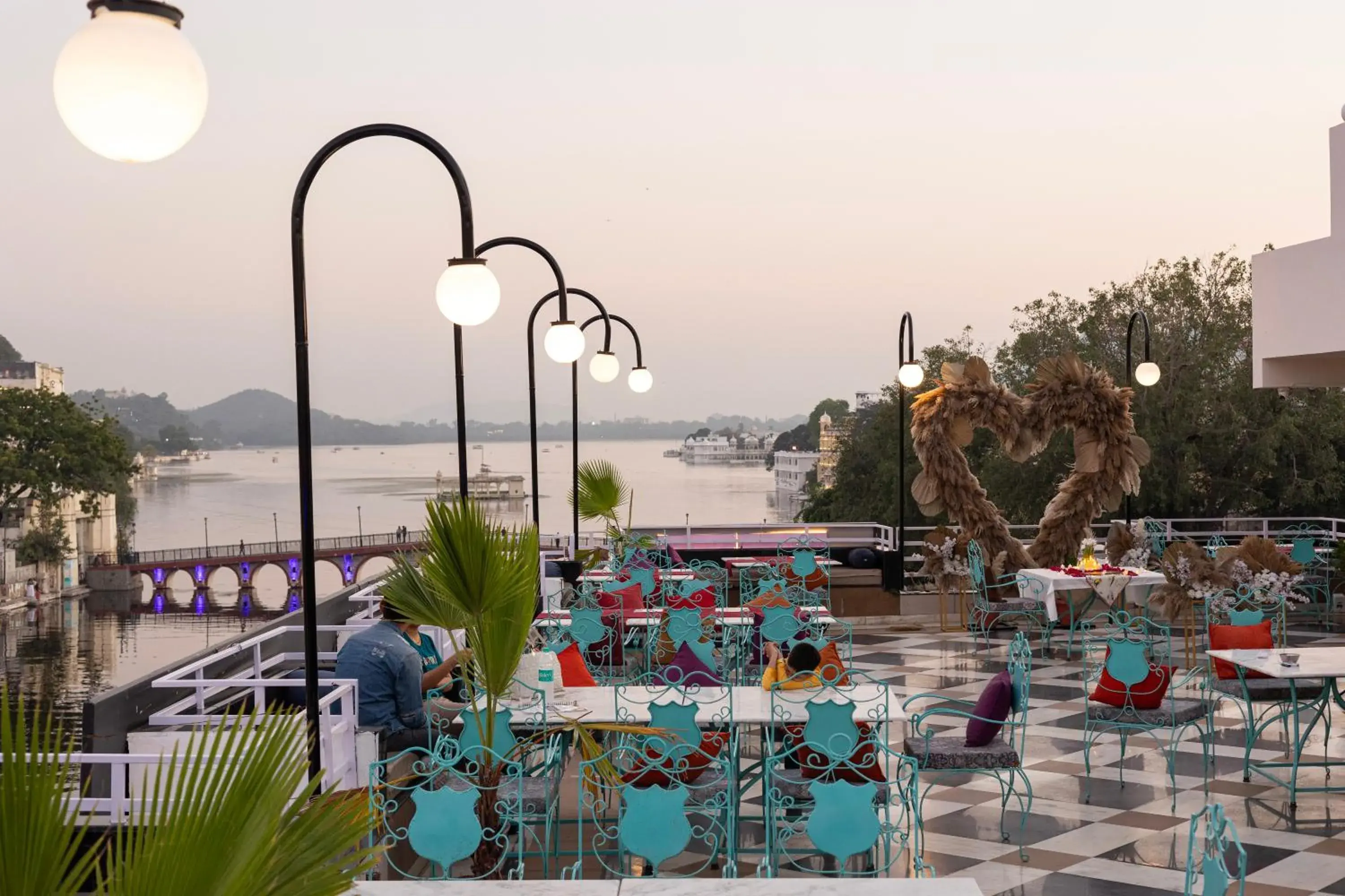Balcony/Terrace in Hide-In Udaipur - A Lake View Boutique Hotel Balcony/Terrace in Hide-In Udaipur - A Lake View Boutique Hotel