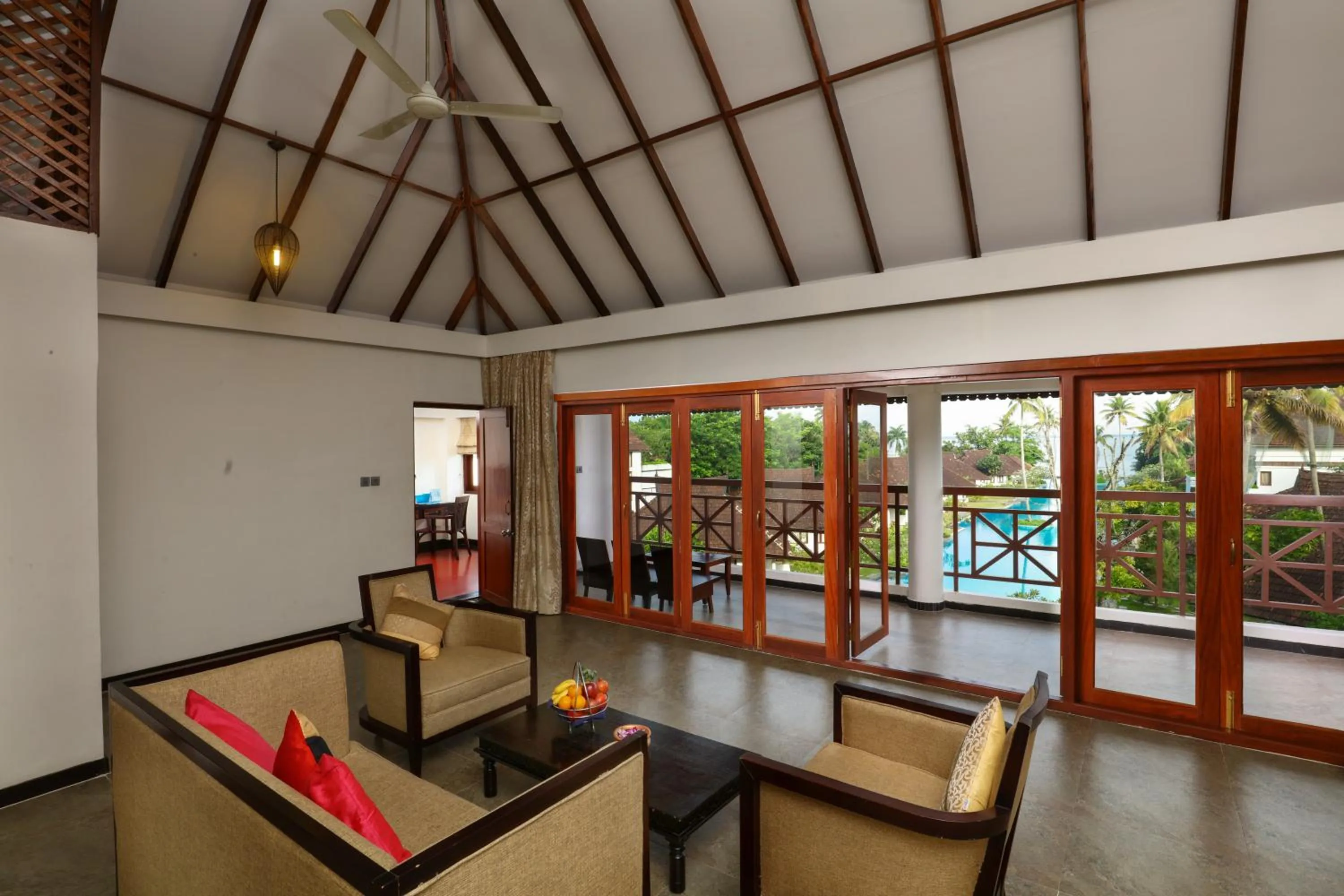 Living room in Rhythm Kumarakom