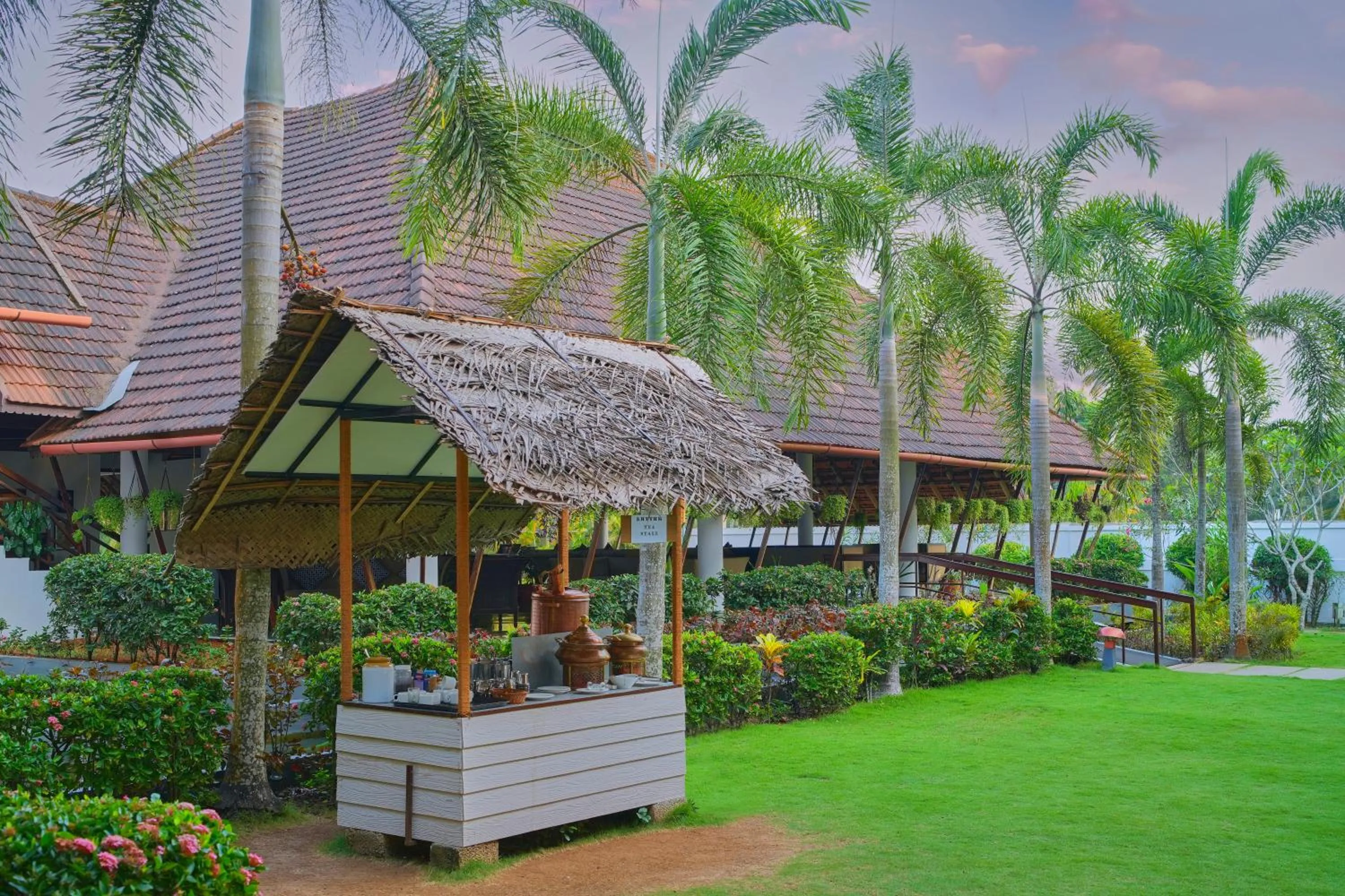Garden view in Rhythm Kumarakom