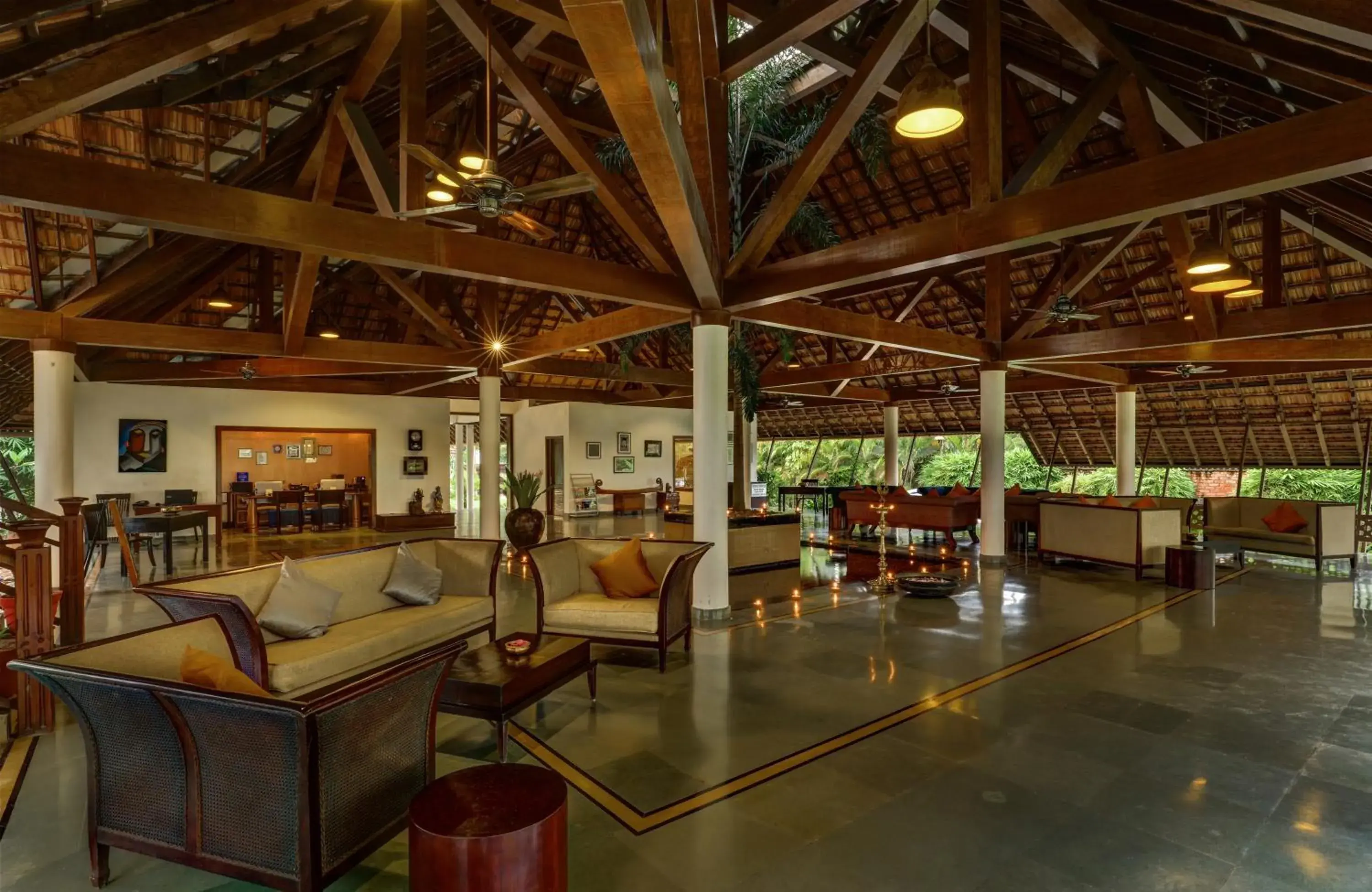 Lobby or reception in Rhythm Kumarakom Lobby or reception in Rhythm Kumarakom