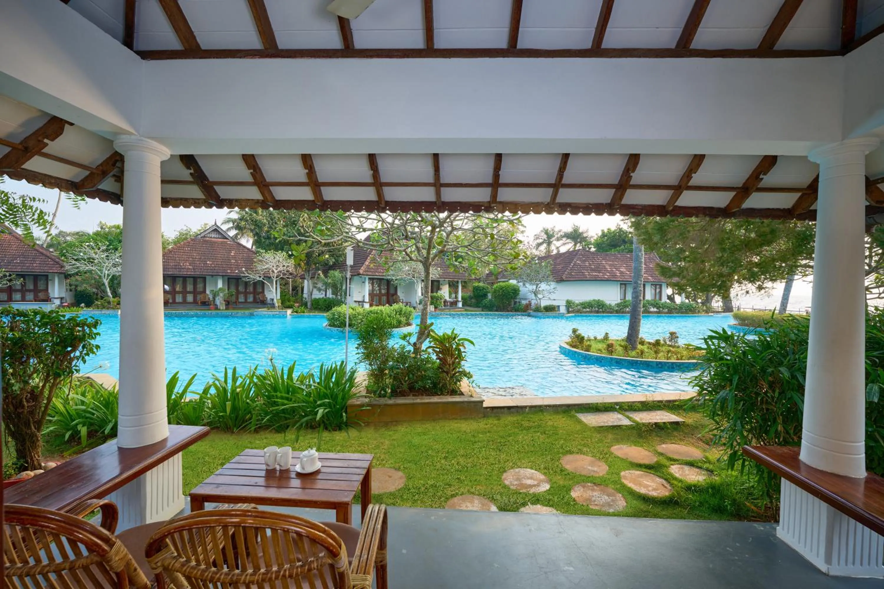 Garden view in Rhythm Kumarakom