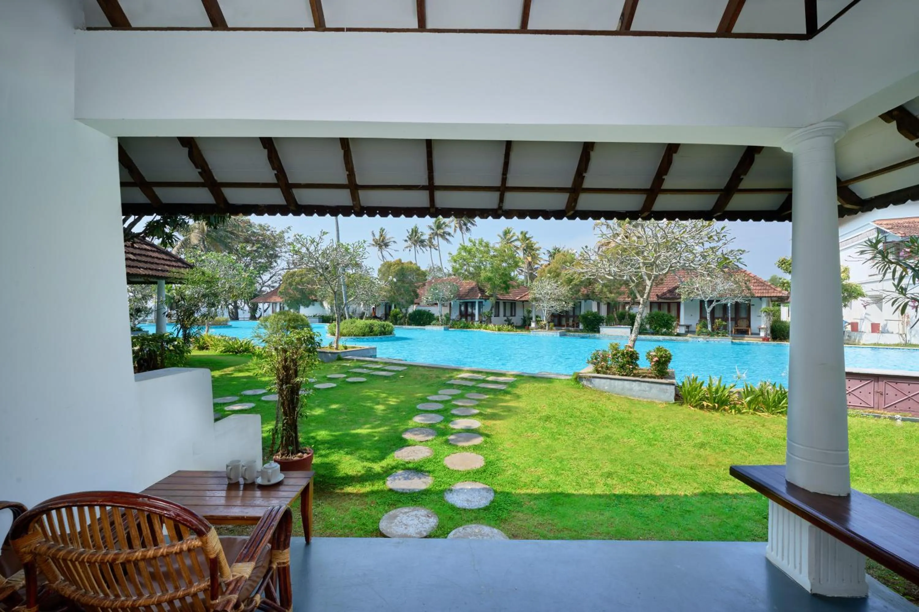 Garden view in Rhythm Kumarakom