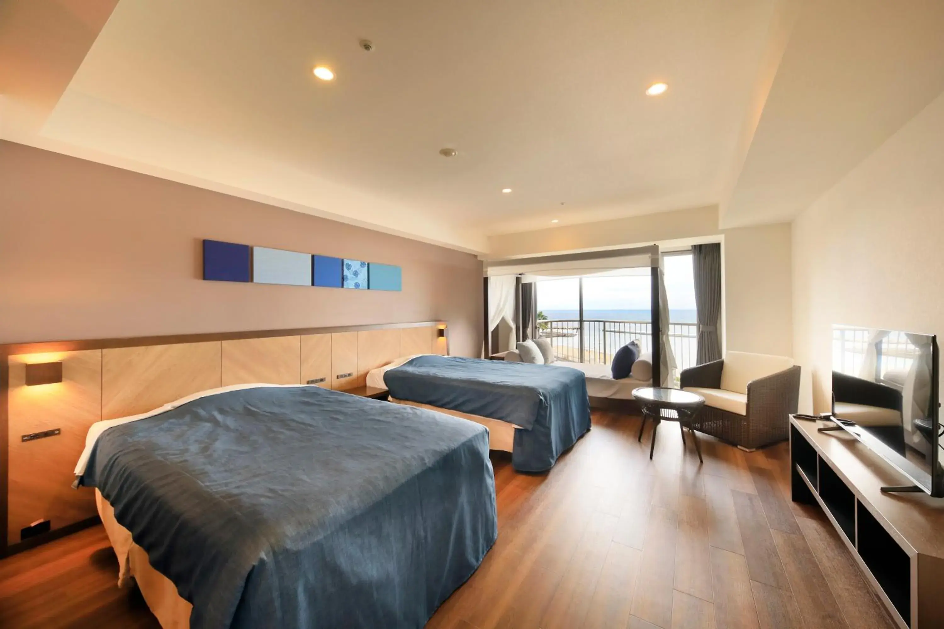 Bed in Atami Seaside Spa & Resort Bed in Atami Seaside Spa & Resort
