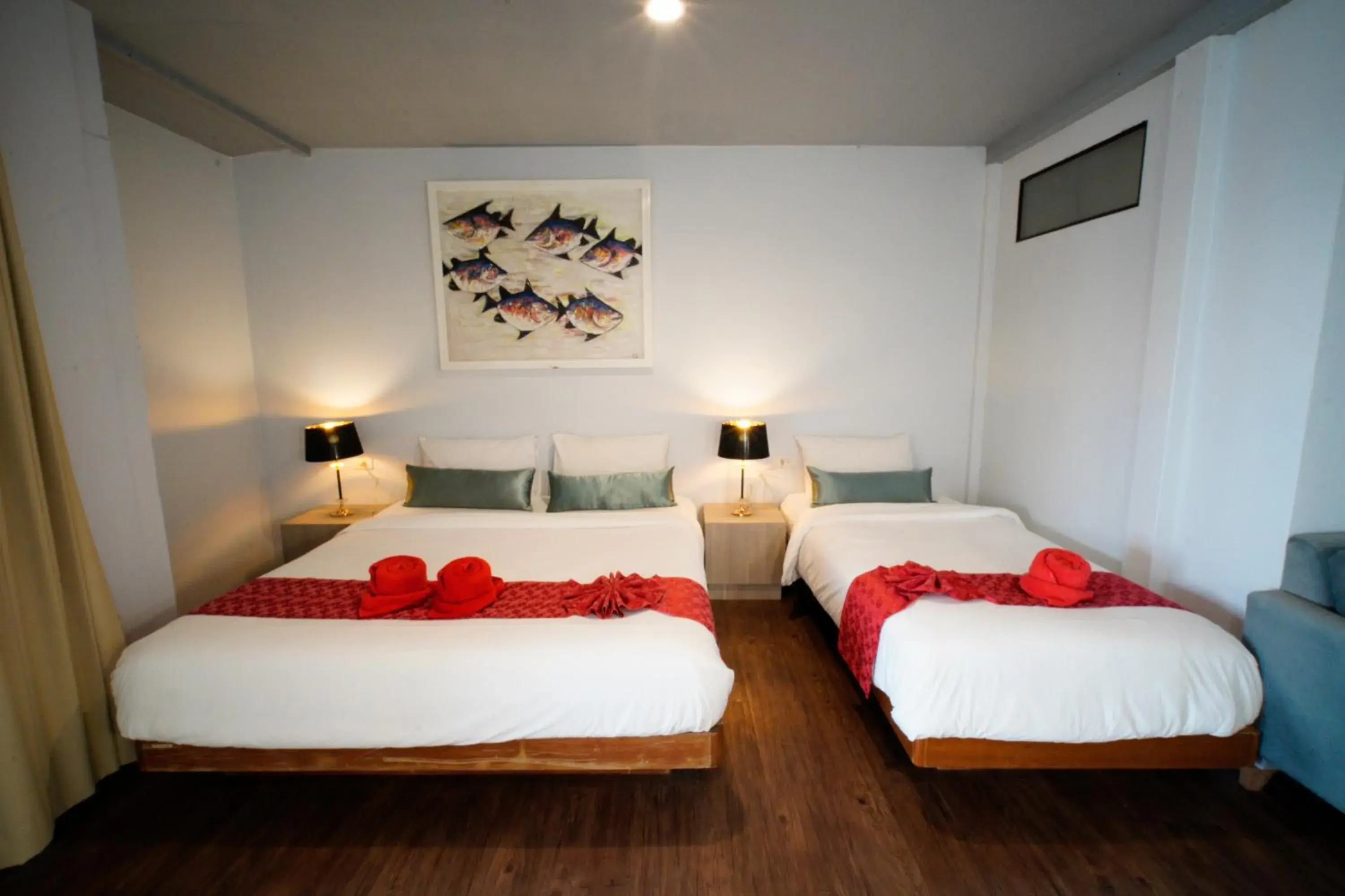 Bedroom, Bed in Villa Cha Cha Chaolao Beach Resort Bedroom, Bed in Villa Cha Cha Chaolao Beach Resort