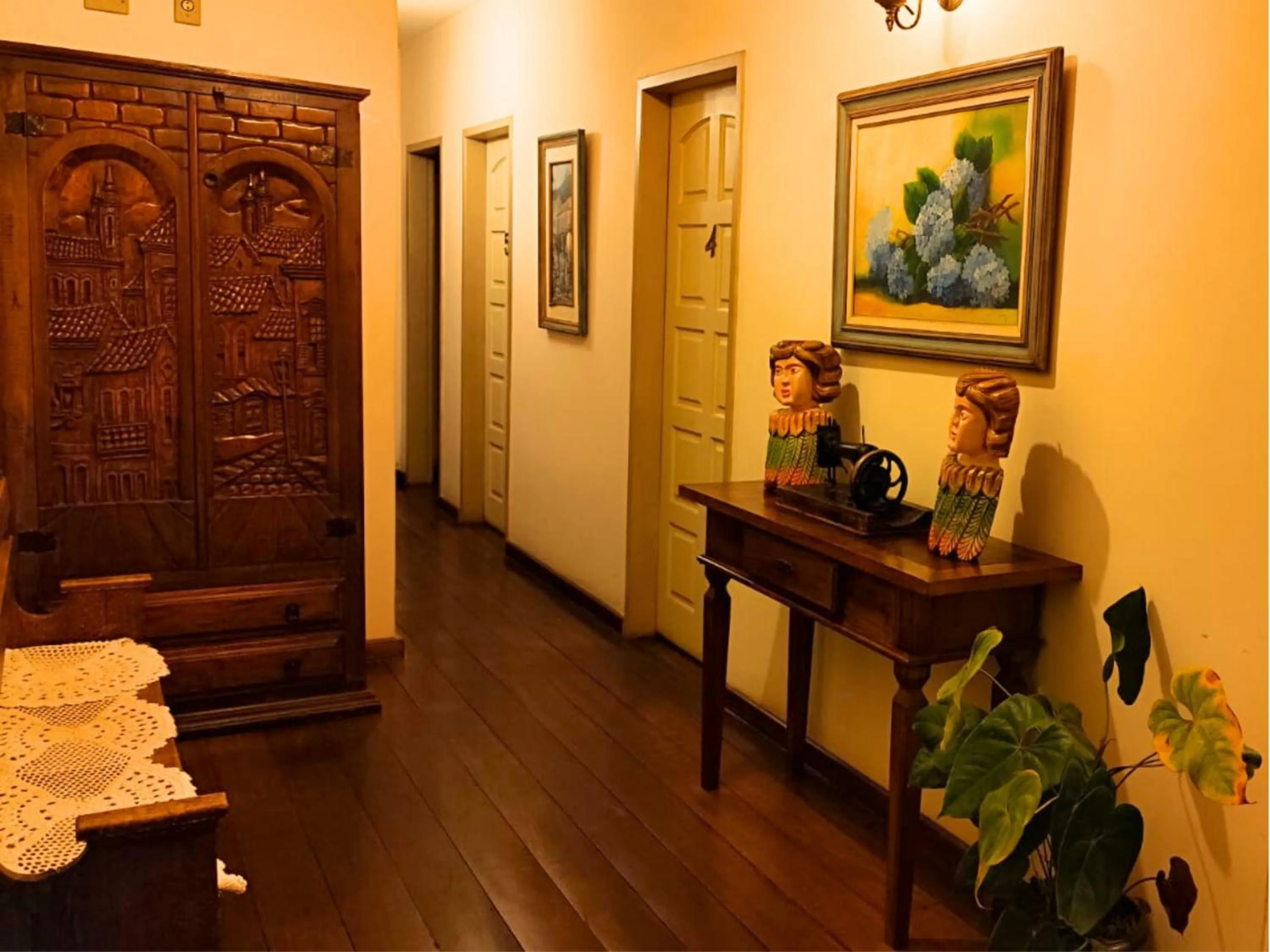 Living room in Pousada Geraes