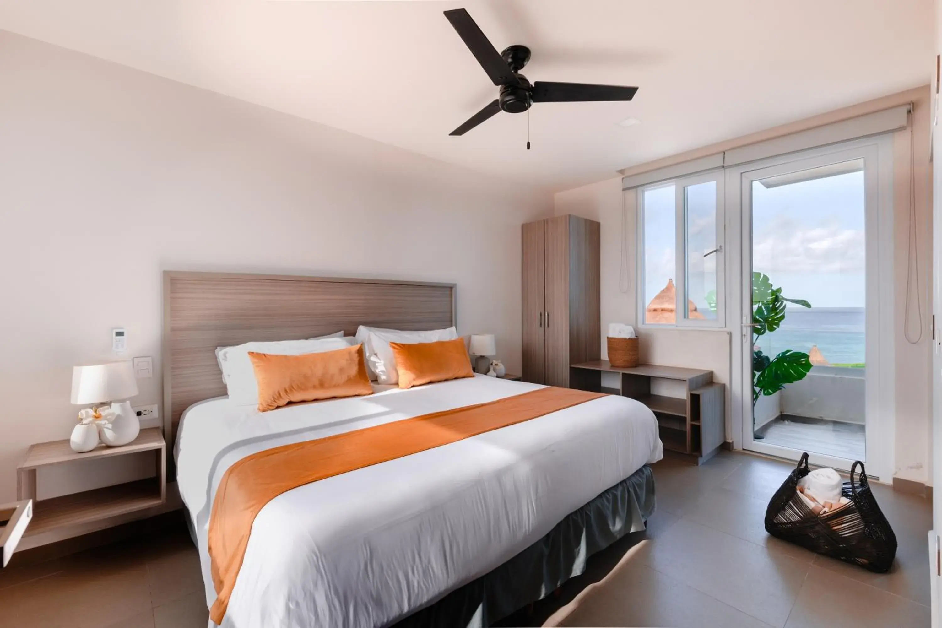 Bed in Azulea Isla Mujeres Hotel Bed in Azulea Isla Mujeres Hotel