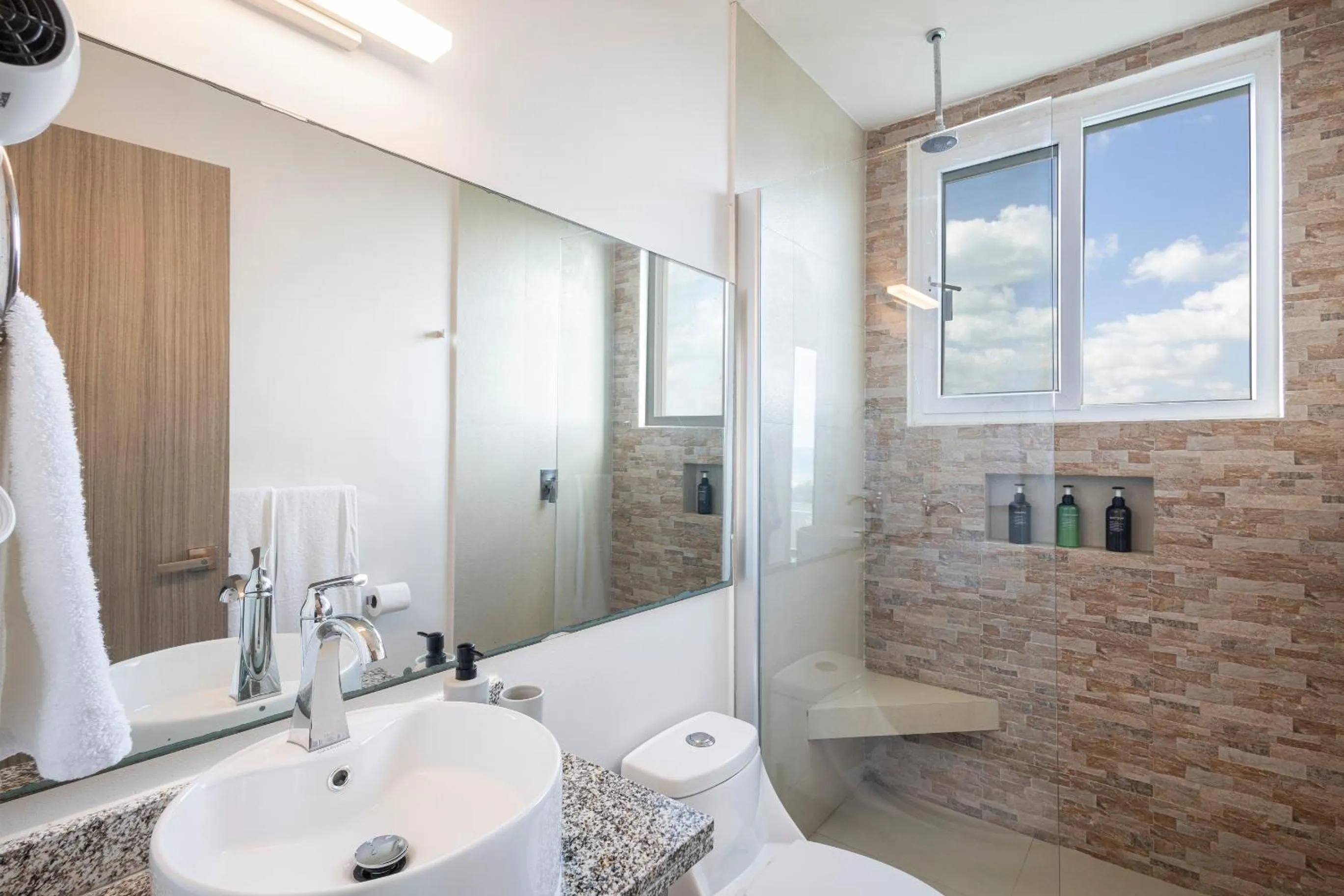 Shower in Azulea Isla Mujeres Hotel