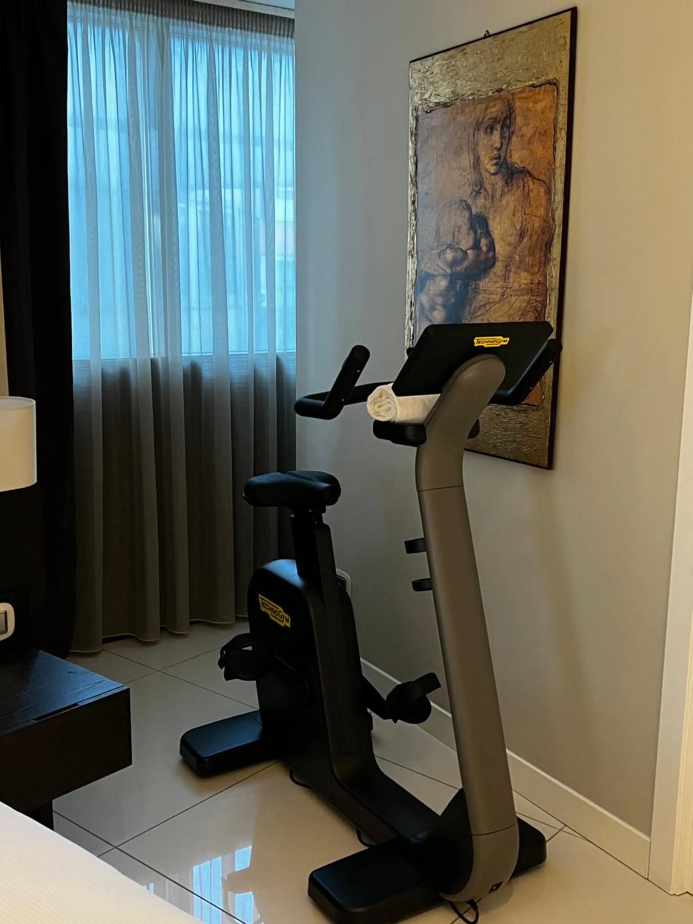 Fitness centre/facilities in Marconi Hotel