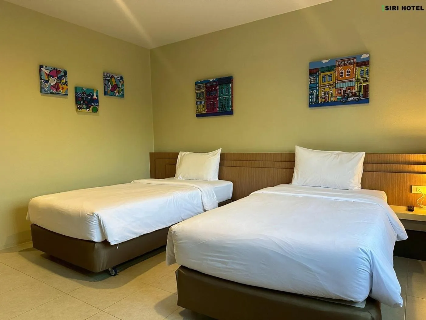 Bed in Siri Hotel Phuket