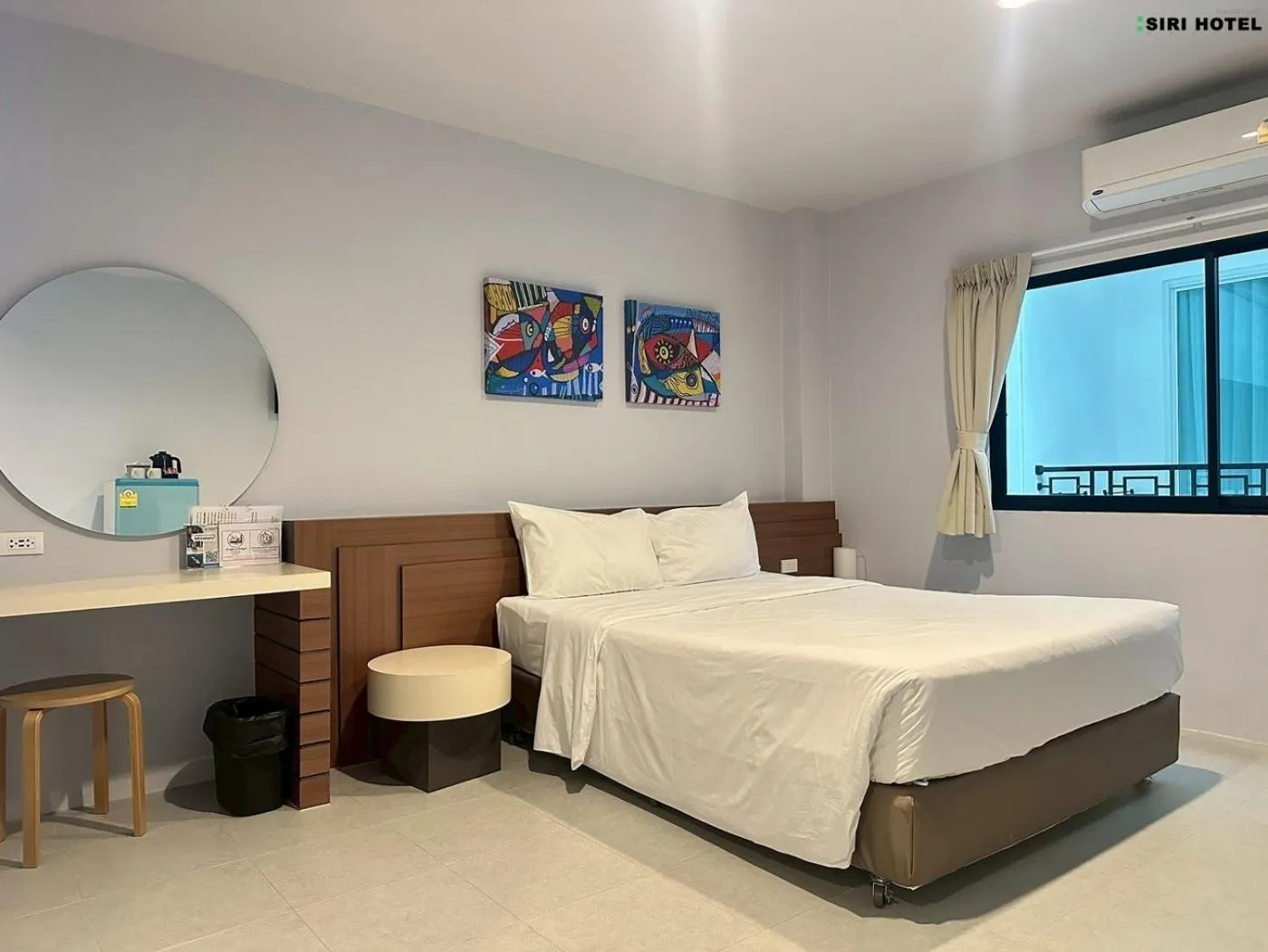 Bed in Siri Hotel Phuket