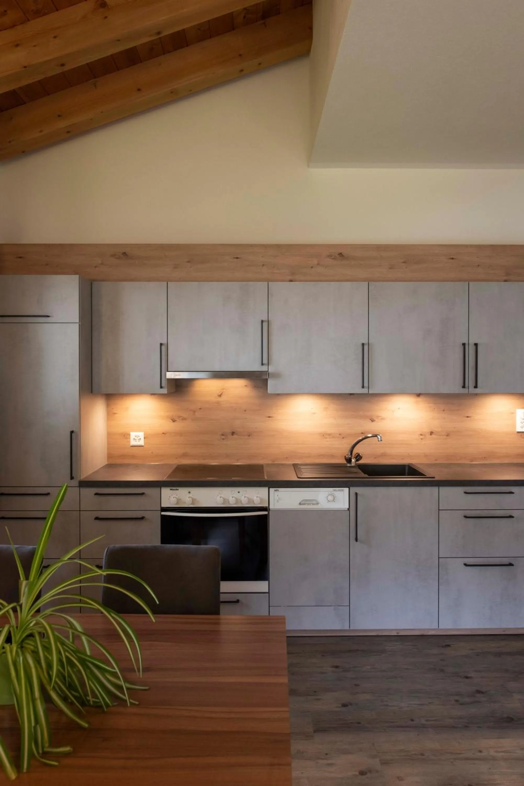 Kitchen or kitchenette in Apartment Madlaina