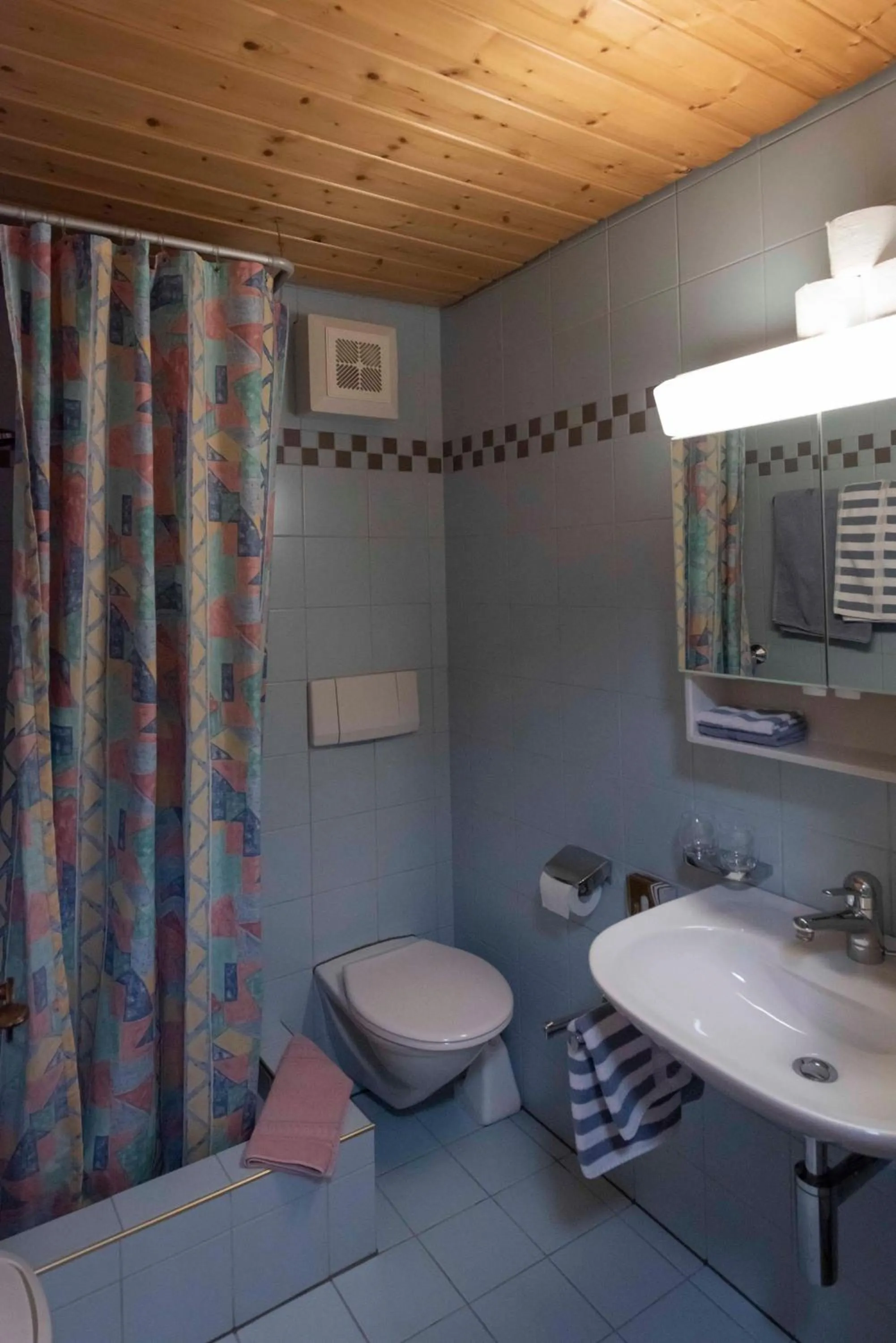 Bathroom in Apartment Madlaina
