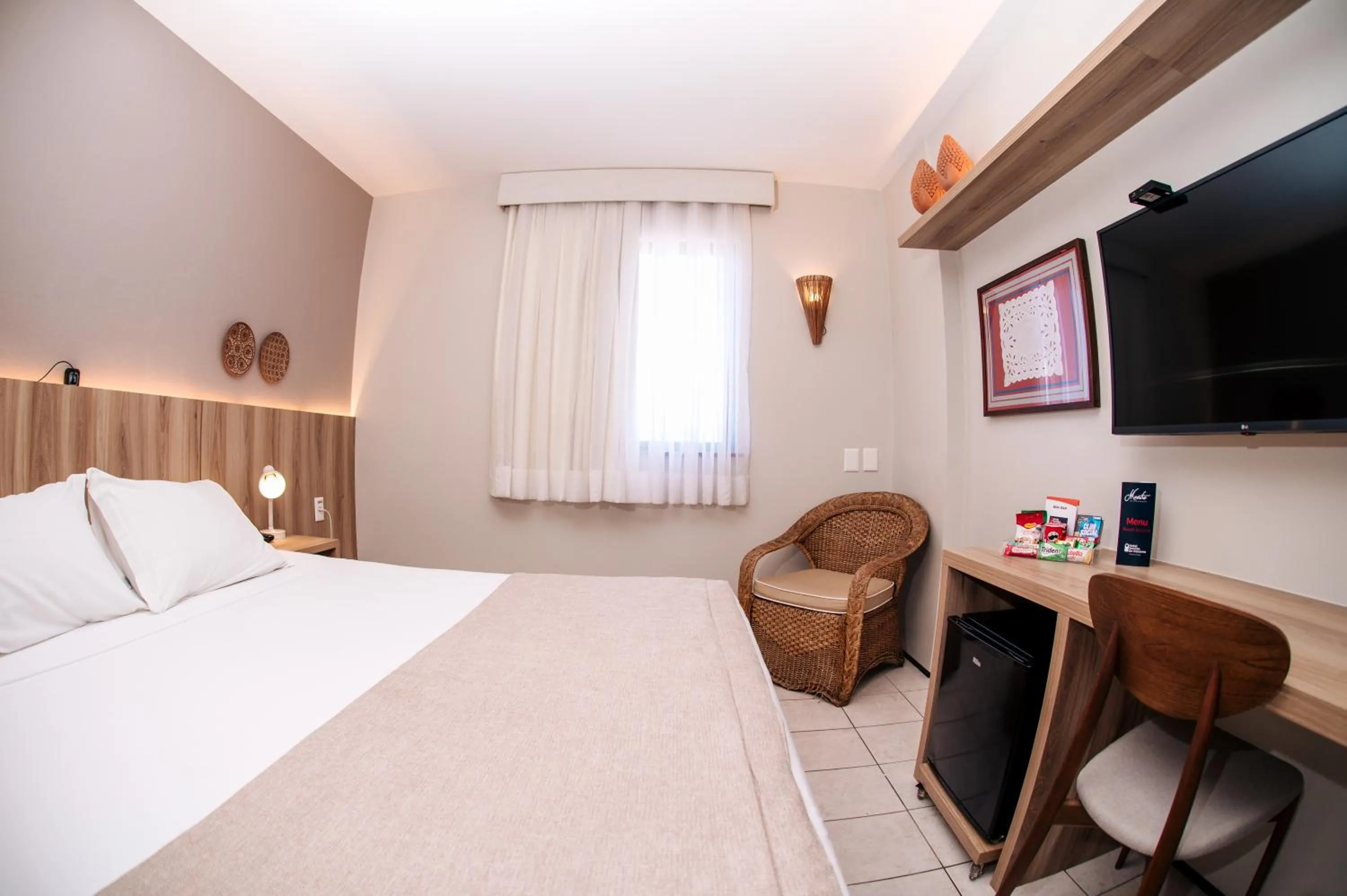 Bed in Hotel Sonata de Iracema