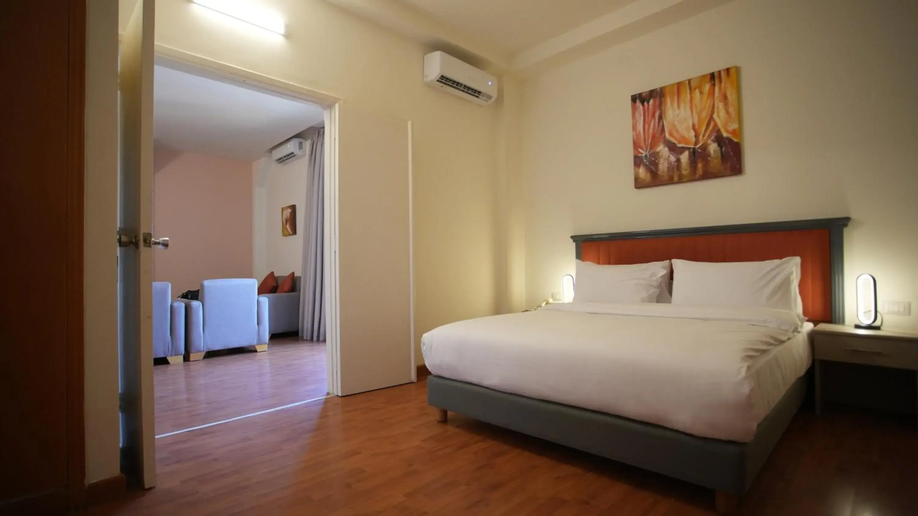 Bed in Manara Riva Suites Bed in Manara Riva Suites