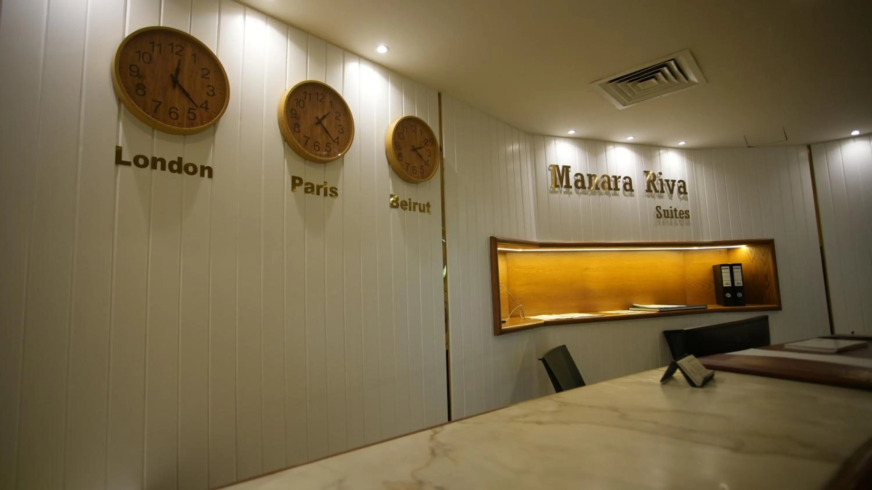 Lobby or reception in Manara Riva Suites