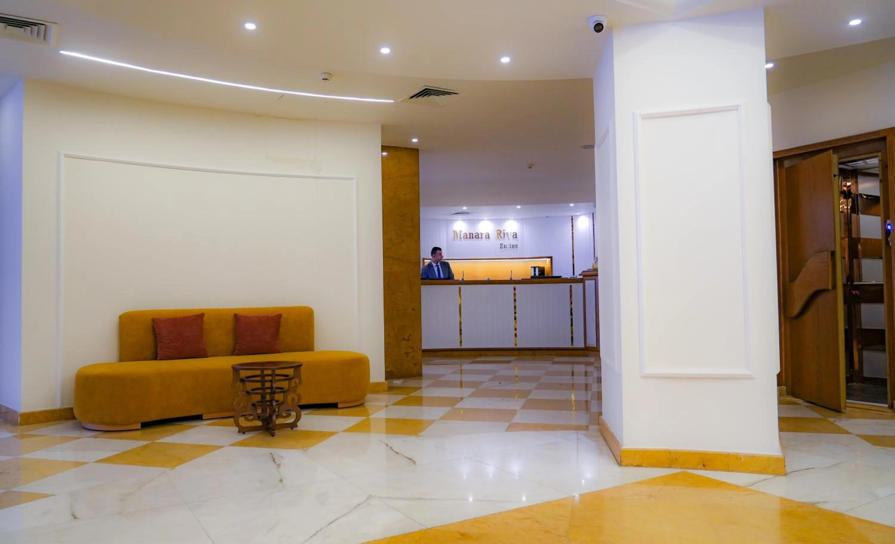 Lobby or reception in Manara Riva Suites