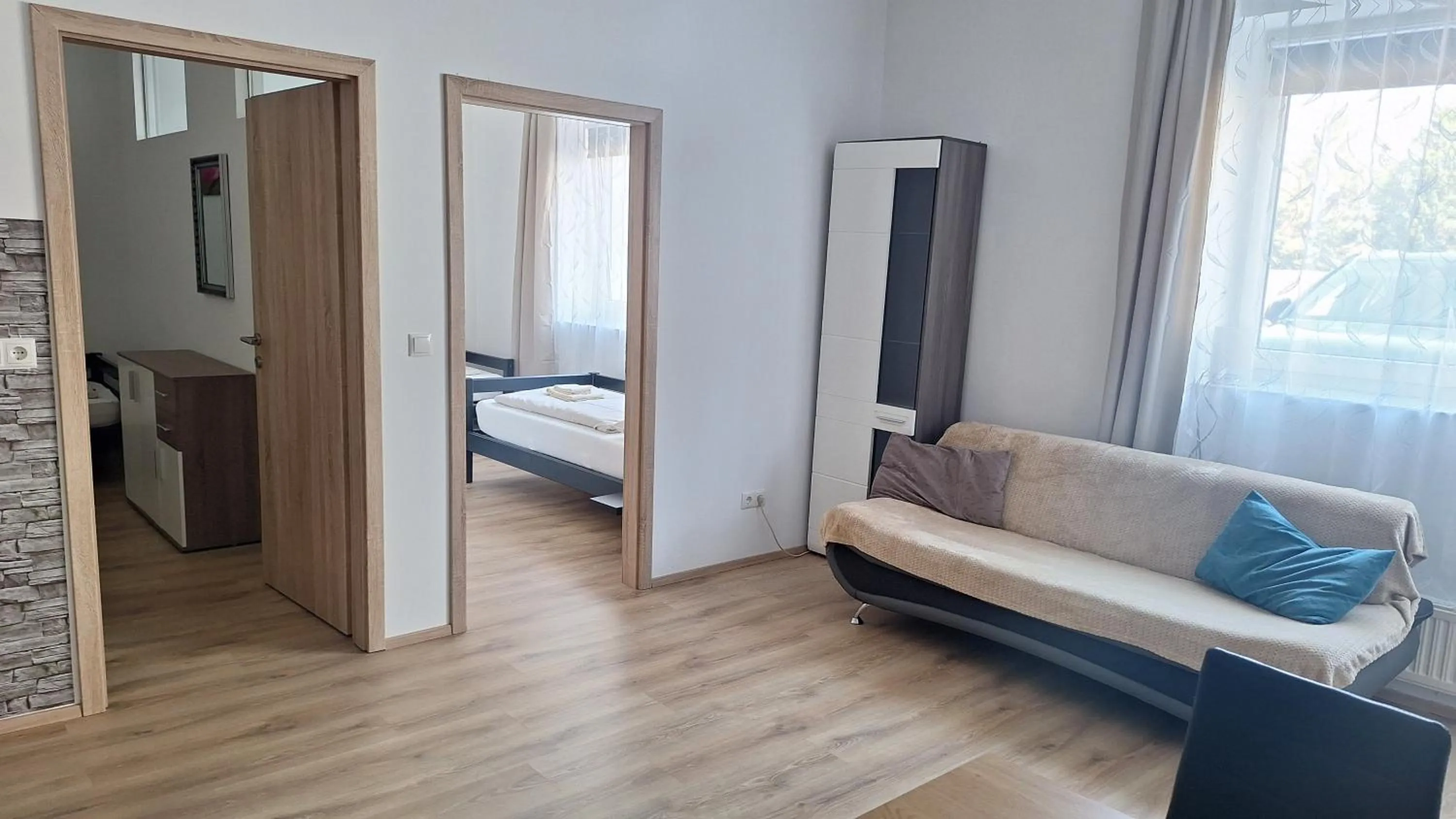 Bed in Pension Haus Nova