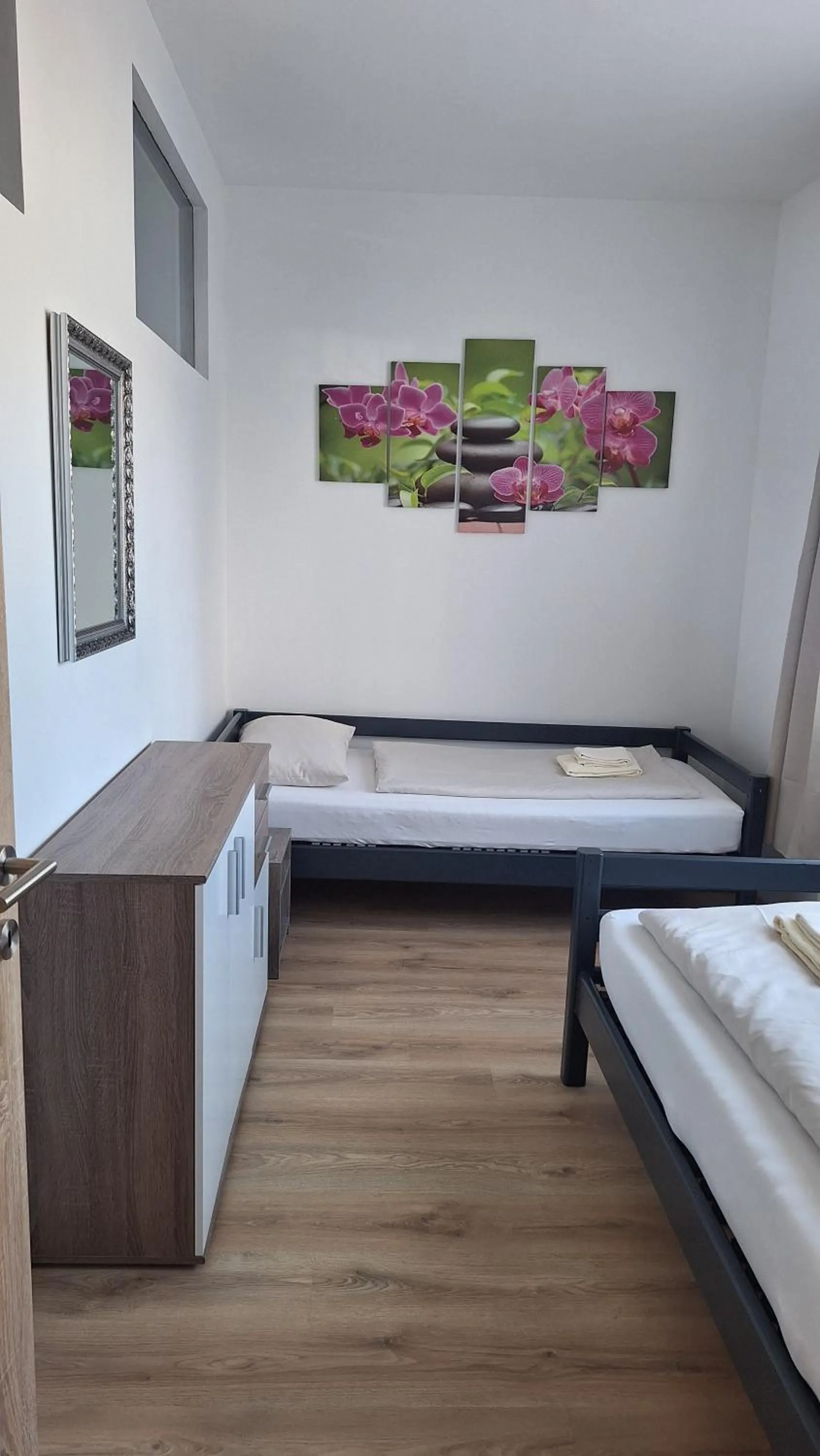 Bed in Pension Haus Nova