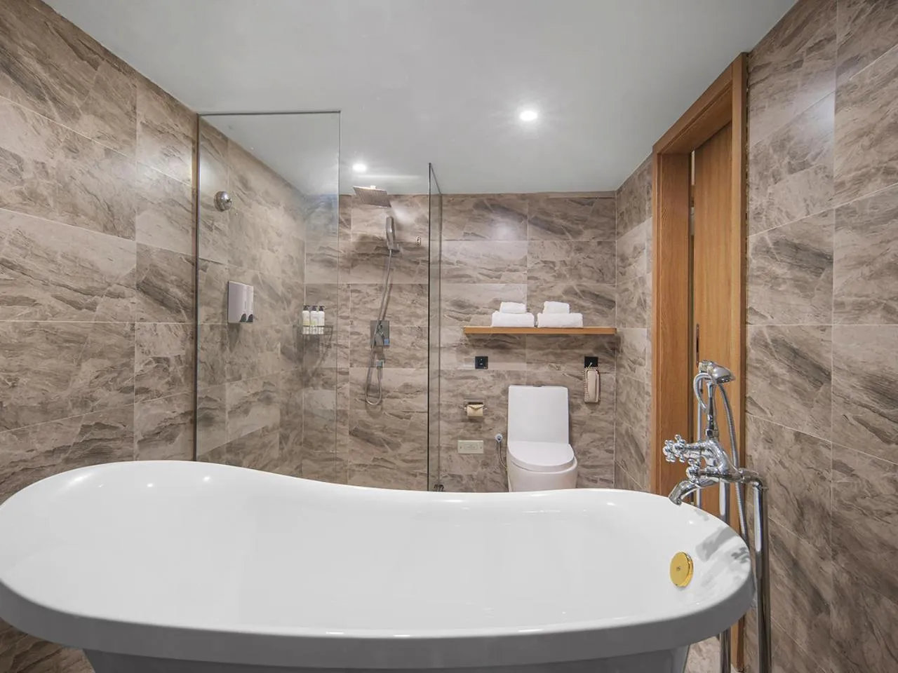 Bathroom in Guangzhou Baiyun Airport Renhe Cornet International Chain Hotel