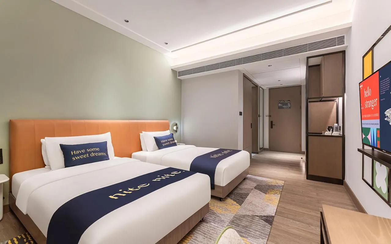 Bedroom, Bed in The Mustel Hotel Chongqing Hongyadong