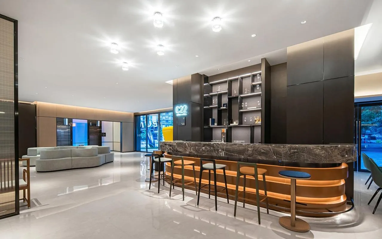 Communal lounge/ TV room in The Mustel Hotel Chongqing Hongyadong